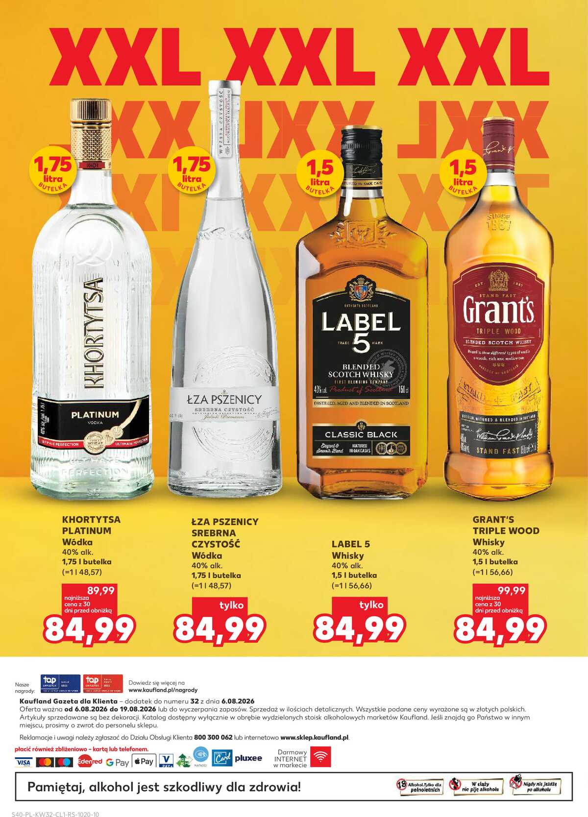 Leták Kaufland Polsko 6.8.-19.8.2026 - Bar v Kauflandu strana 40