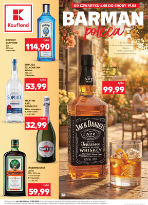 Leták Kaufland Polsko 6.8.-19.8.2026 - Bar v Kauflandu
