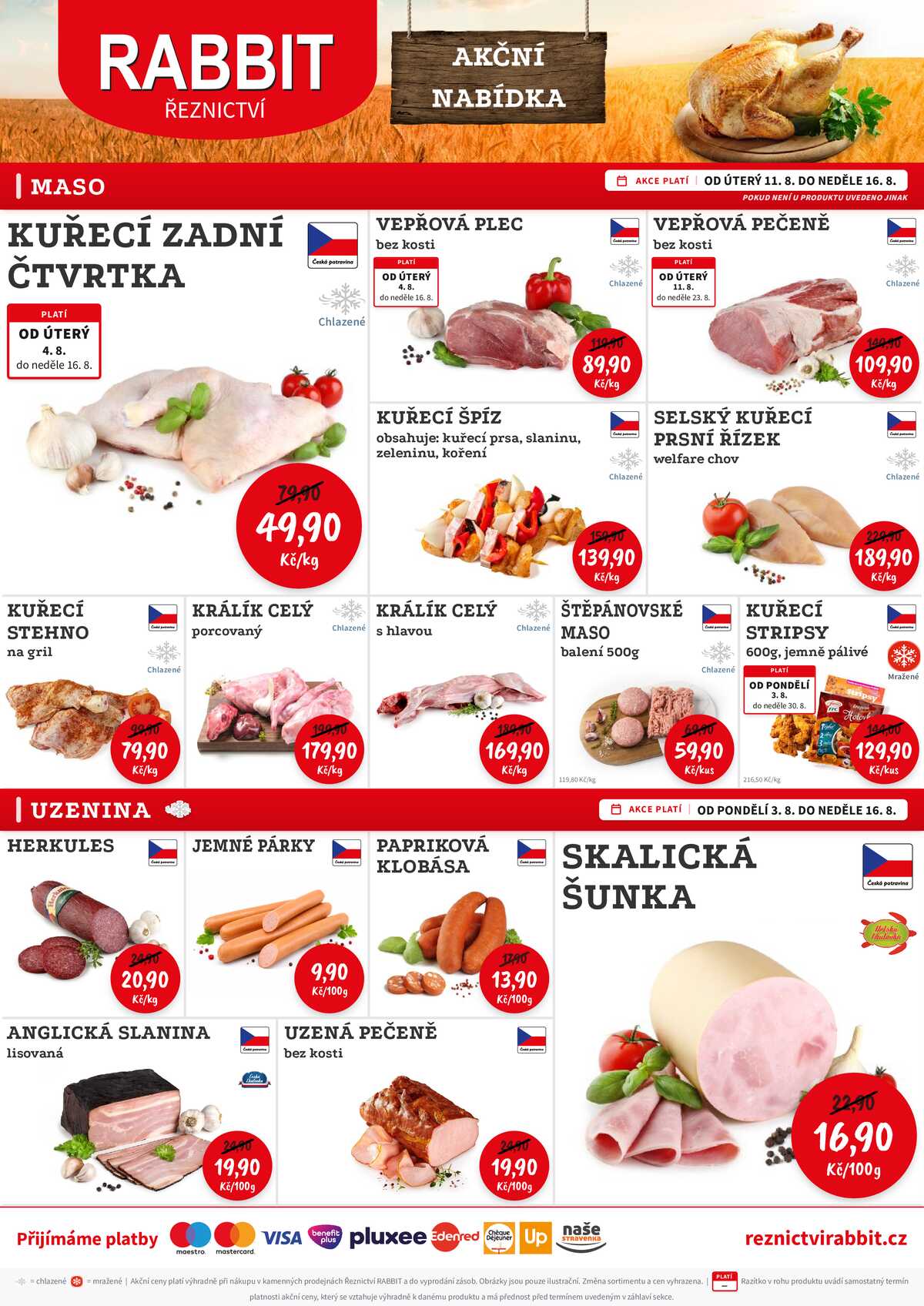 RABBIT řeznictví od 10.8. do 15.8.2026 strana 1