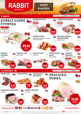 RABBIT řeznictví letáky