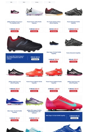 Intersport Kopačky a míče - 5. 8. 2026