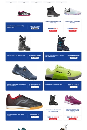 Intersport Boty - 5. 8. 2026