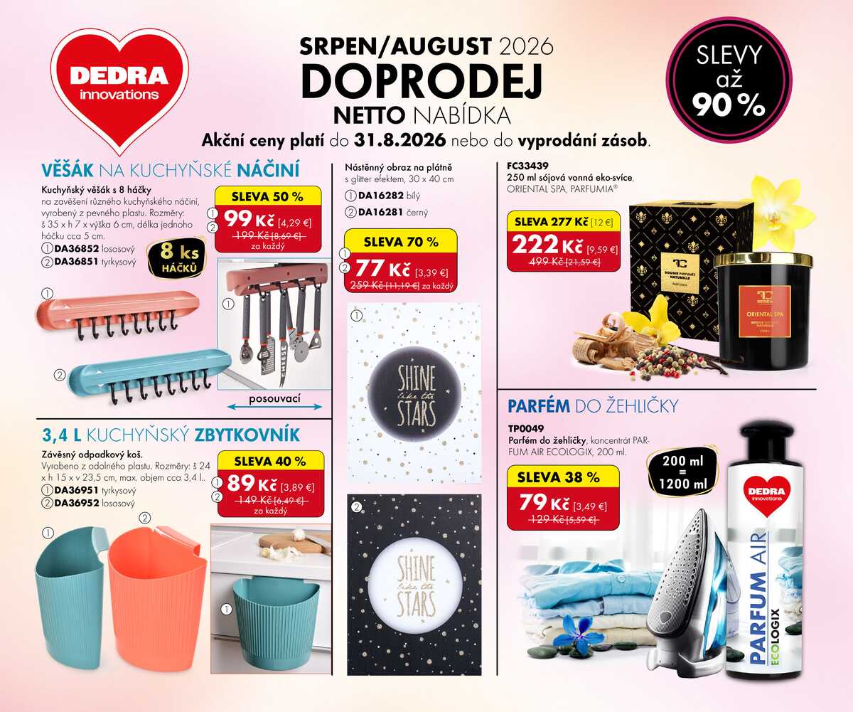 Dedra Výprodej do 31.8. strana 1