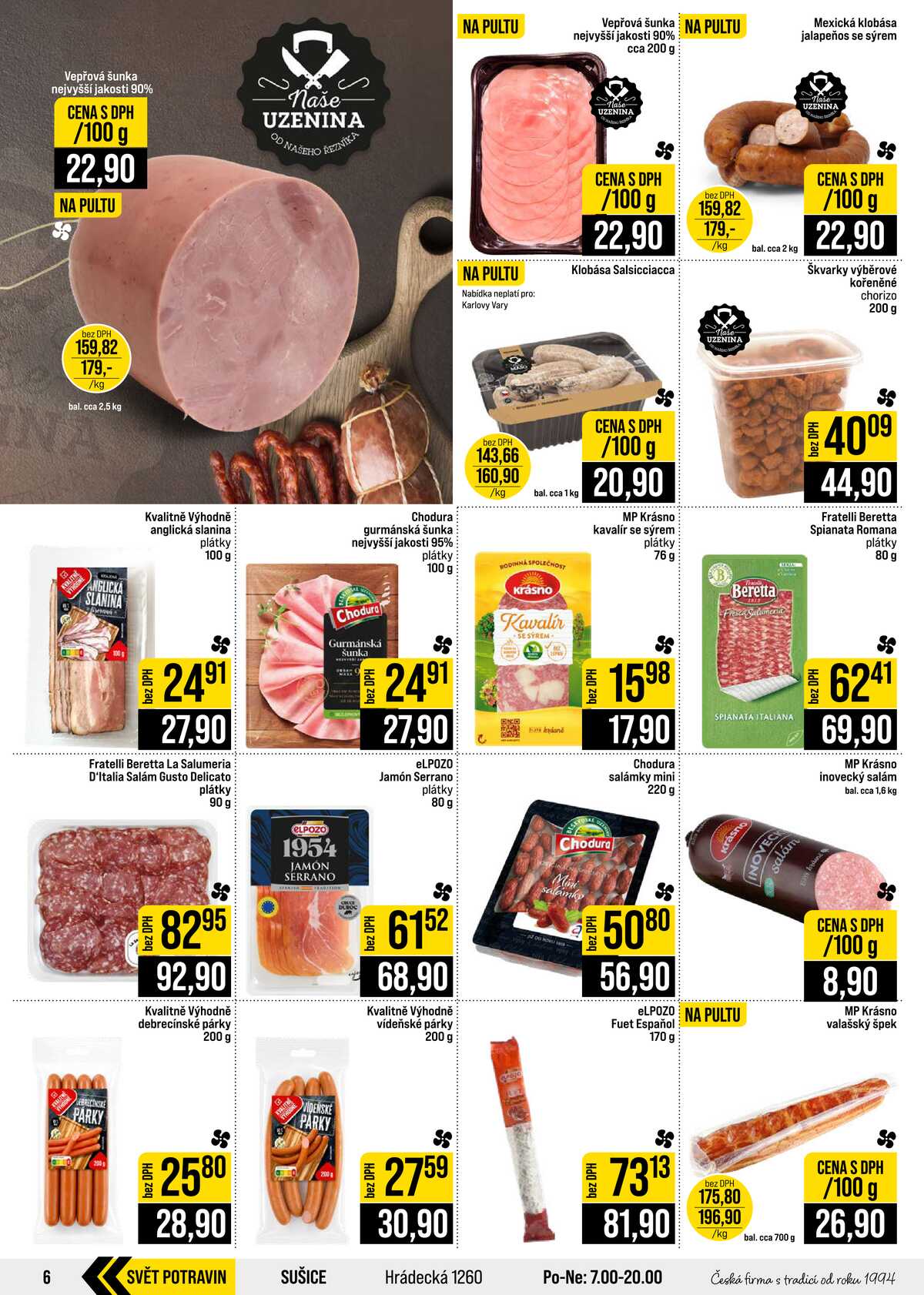 JIP Cash & Carry Brno, Praha, Ostrava, Jilemnice, Pardubice, Ostrava, Karlovy Vary, Olomouc a Zlín od 5.8. do 11.8.2026 strana 6