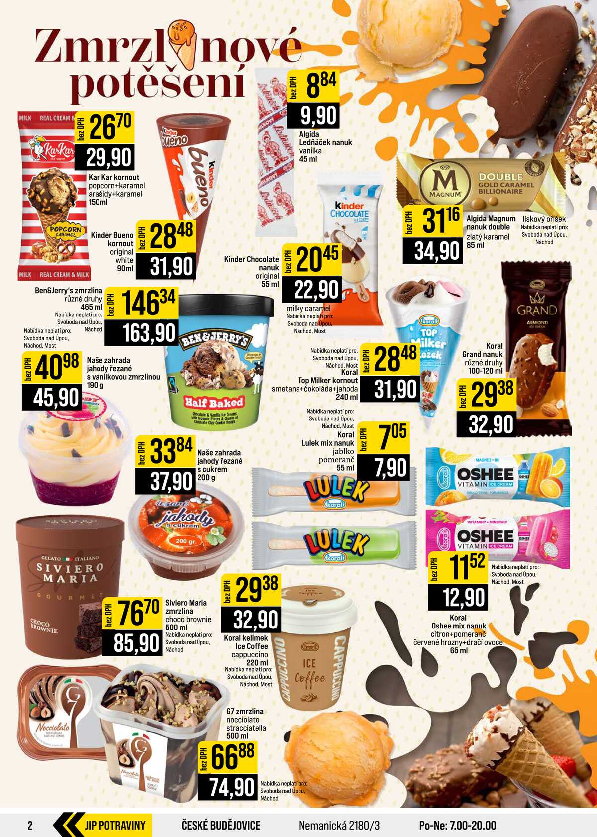 JIP Cash & Carry České Budějovice, Most, Náchod, Polička, Sušice a Svoboda nad Úpou od 5.8. do 11.8.2026 strana 2