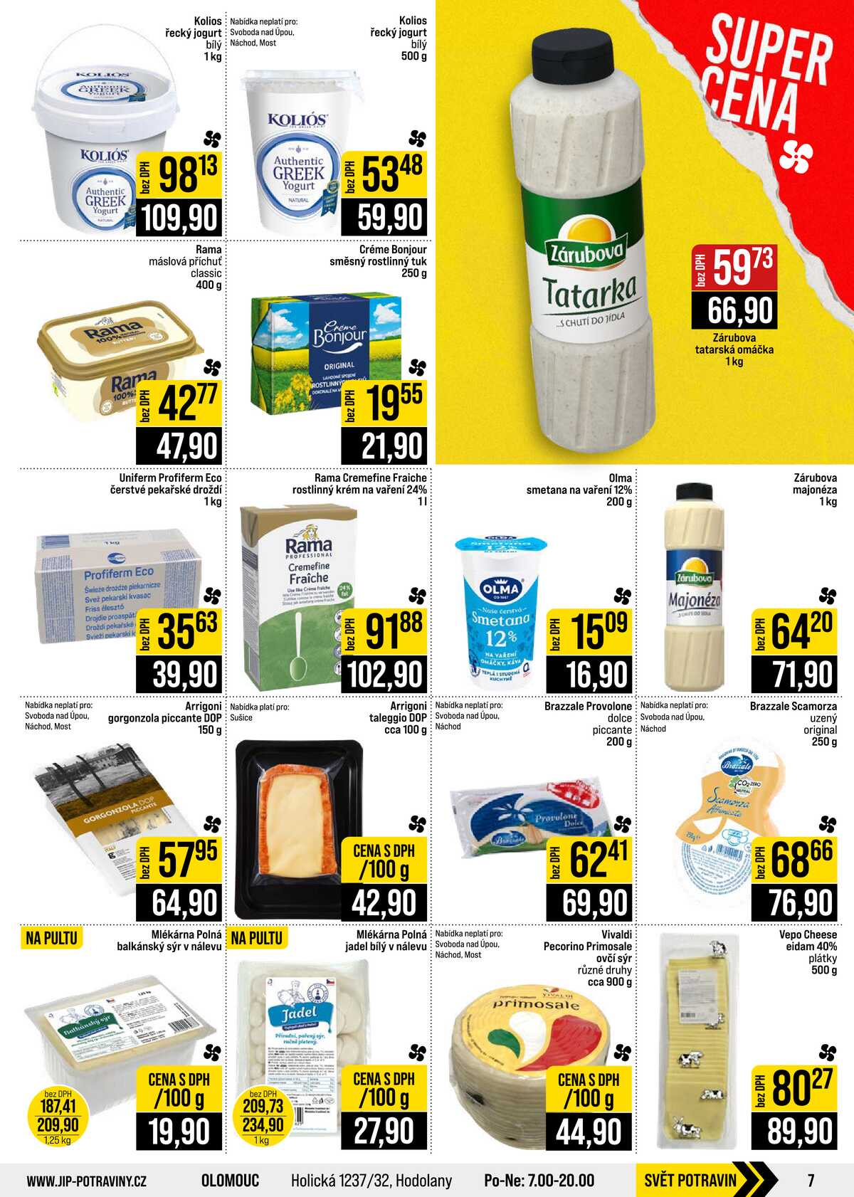 JIP Cash & Carry České Budějovice, Most, Náchod, Polička, Sušice a Svoboda nad Úpou od 5.8. do 11.8.2026 strana 7