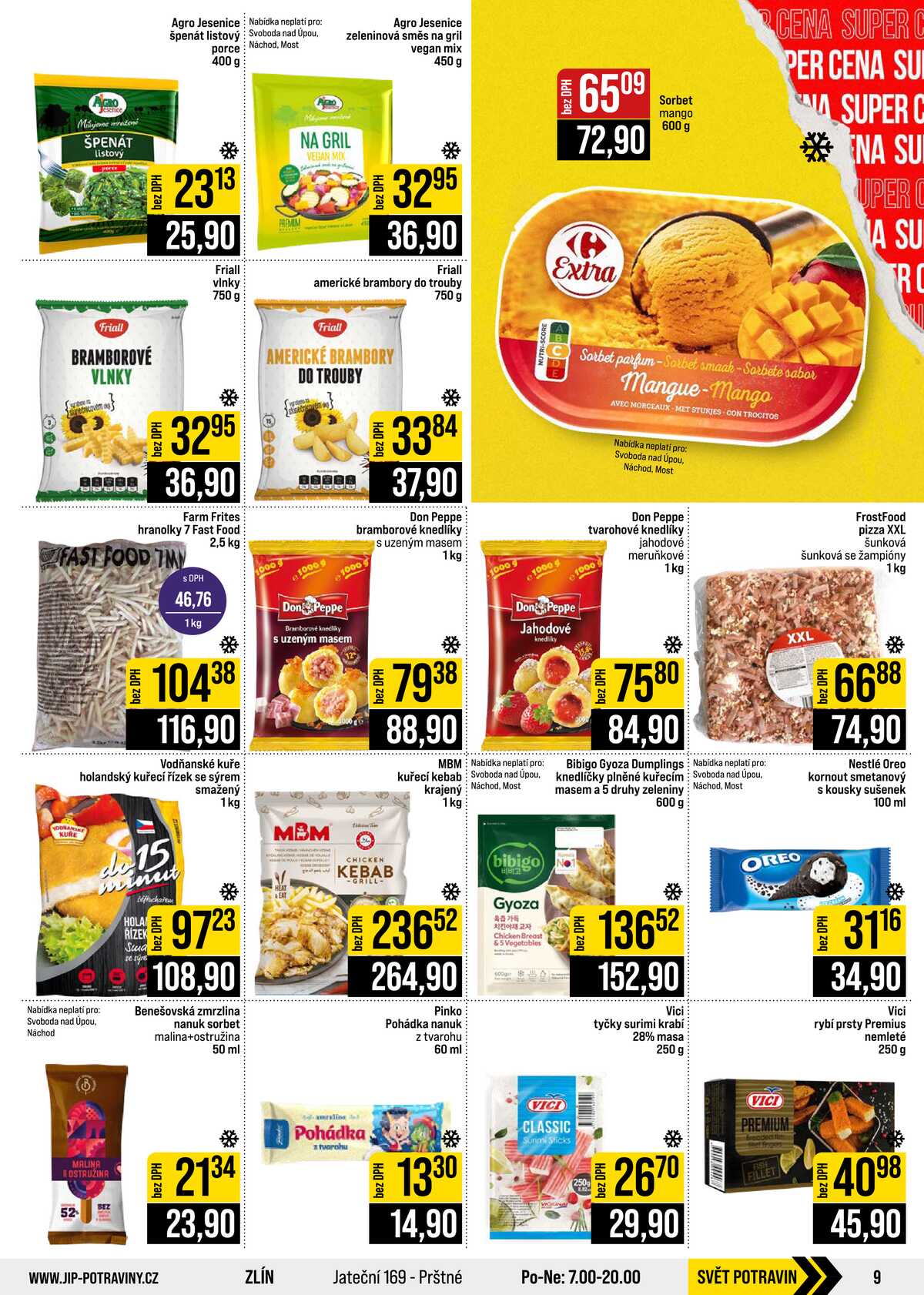 JIP Cash & Carry České Budějovice, Most, Náchod, Polička, Sušice a Svoboda nad Úpou od 5.8. do 11.8.2026 strana 9