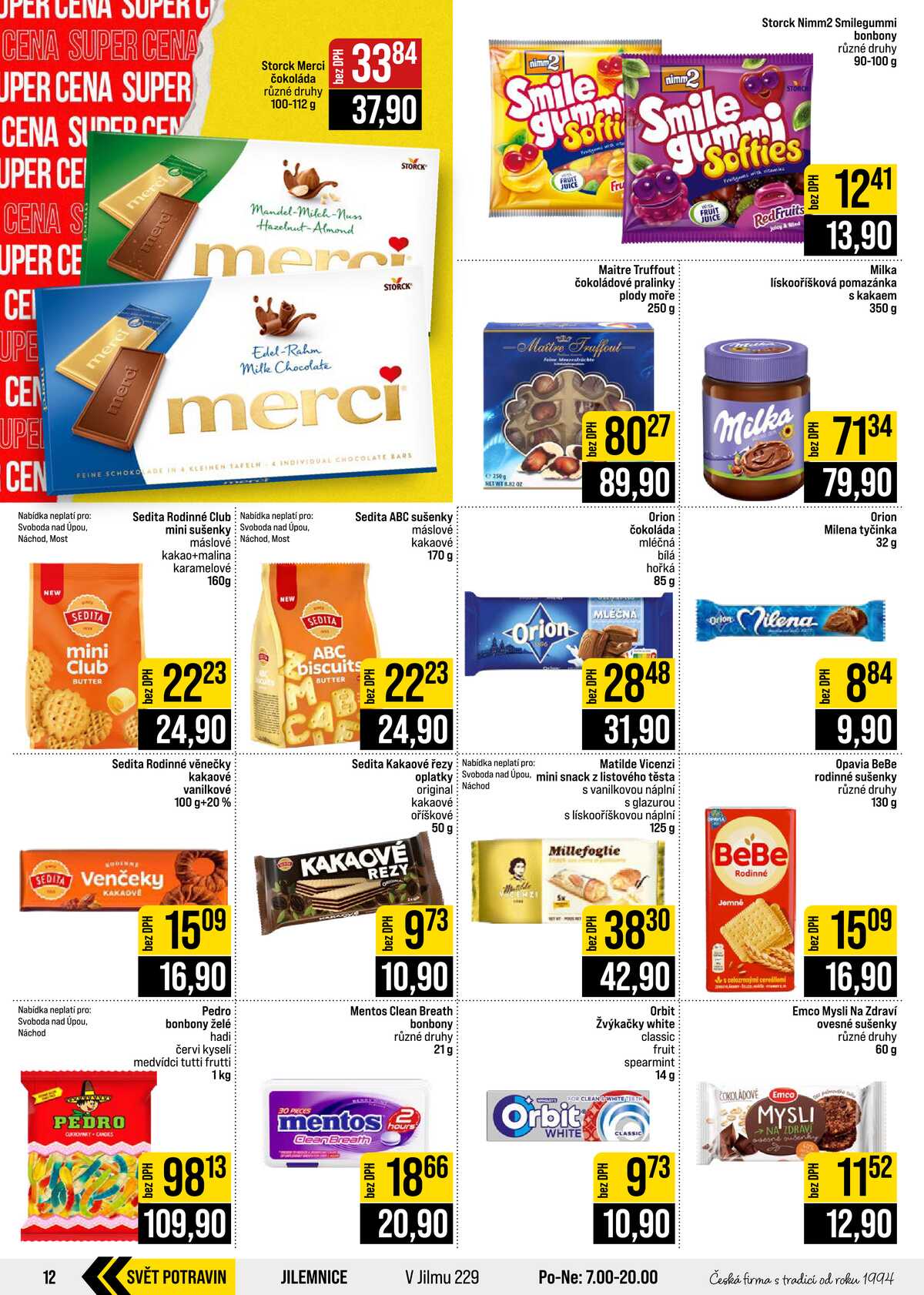 JIP Cash & Carry České Budějovice, Most, Náchod, Polička, Sušice a Svoboda nad Úpou od 5.8. do 11.8.2026 strana 12