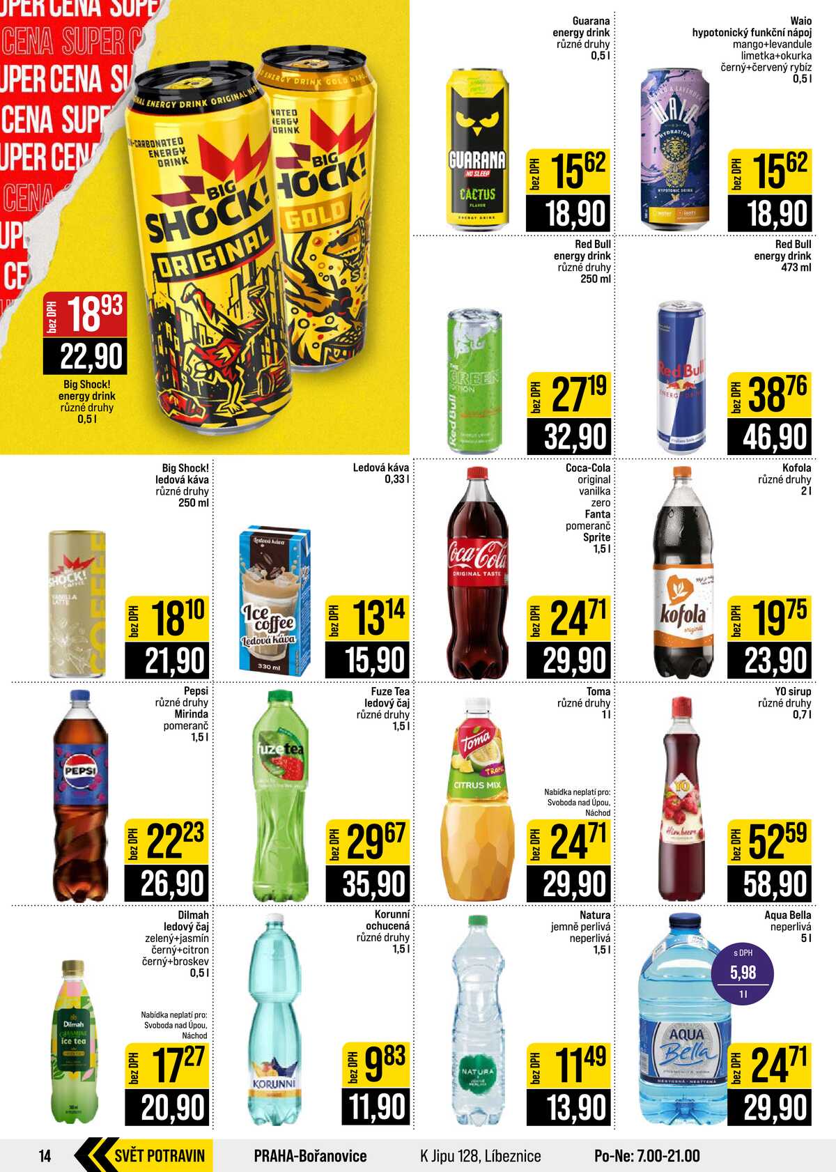 JIP Cash & Carry České Budějovice, Most, Náchod, Polička, Sušice a Svoboda nad Úpou od 5.8. do 11.8.2026 strana 14