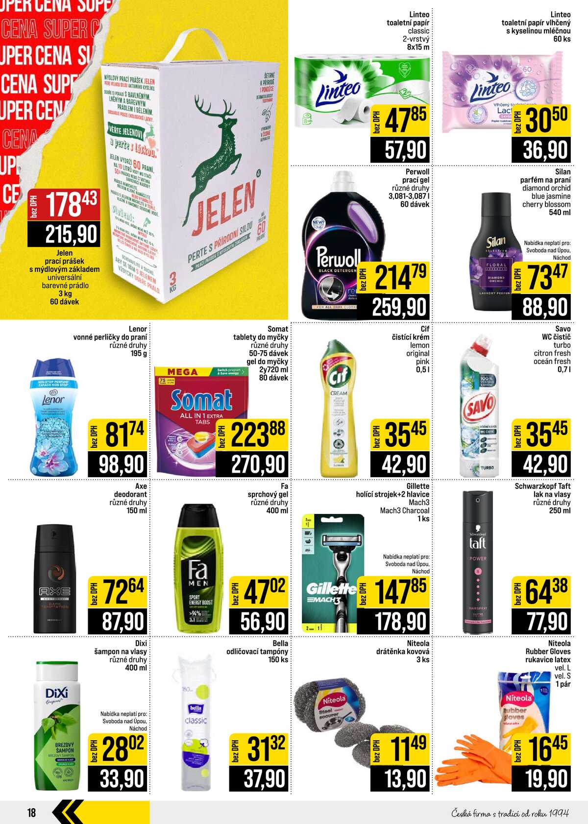JIP Cash & Carry České Budějovice, Most, Náchod, Polička, Sušice a Svoboda nad Úpou od 5.8. do 11.8.2026 strana 18