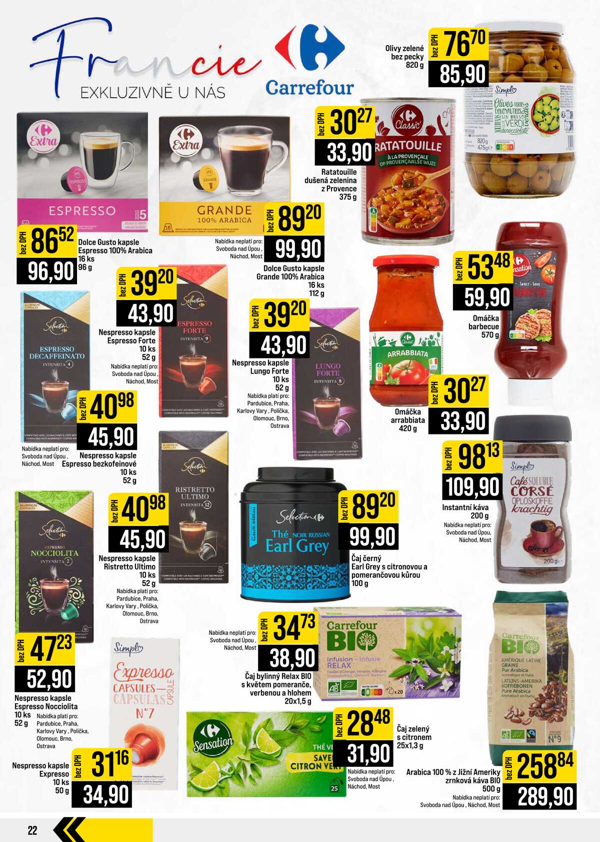 JIP Cash & Carry České Budějovice, Most, Náchod, Polička, Sušice a Svoboda nad Úpou od 5.8. do 11.8.2026 strana 22