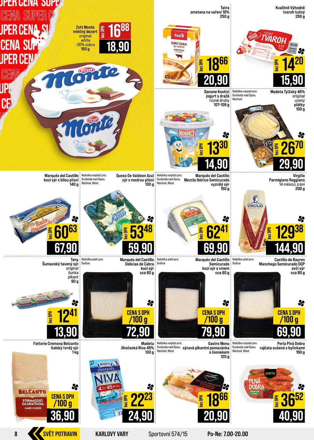 JIP Cash & Carry České Budějovice, Most, Náchod, Polička, Sušice a Svoboda nad Úpou od 5.8. do 11.8.2026