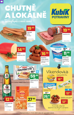 Kubík potraviny letáky
