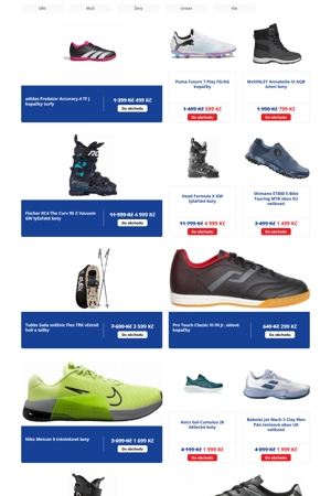 Intersport Boty - 6. 8. 2026