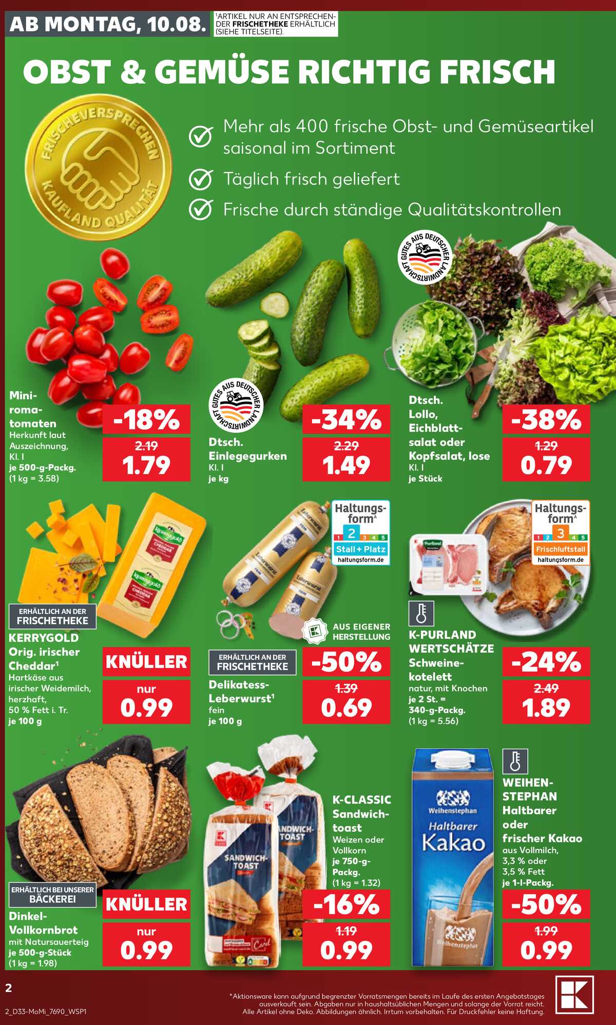Leták Kaufland Německo 10.8.-12.8.2026 strana 2