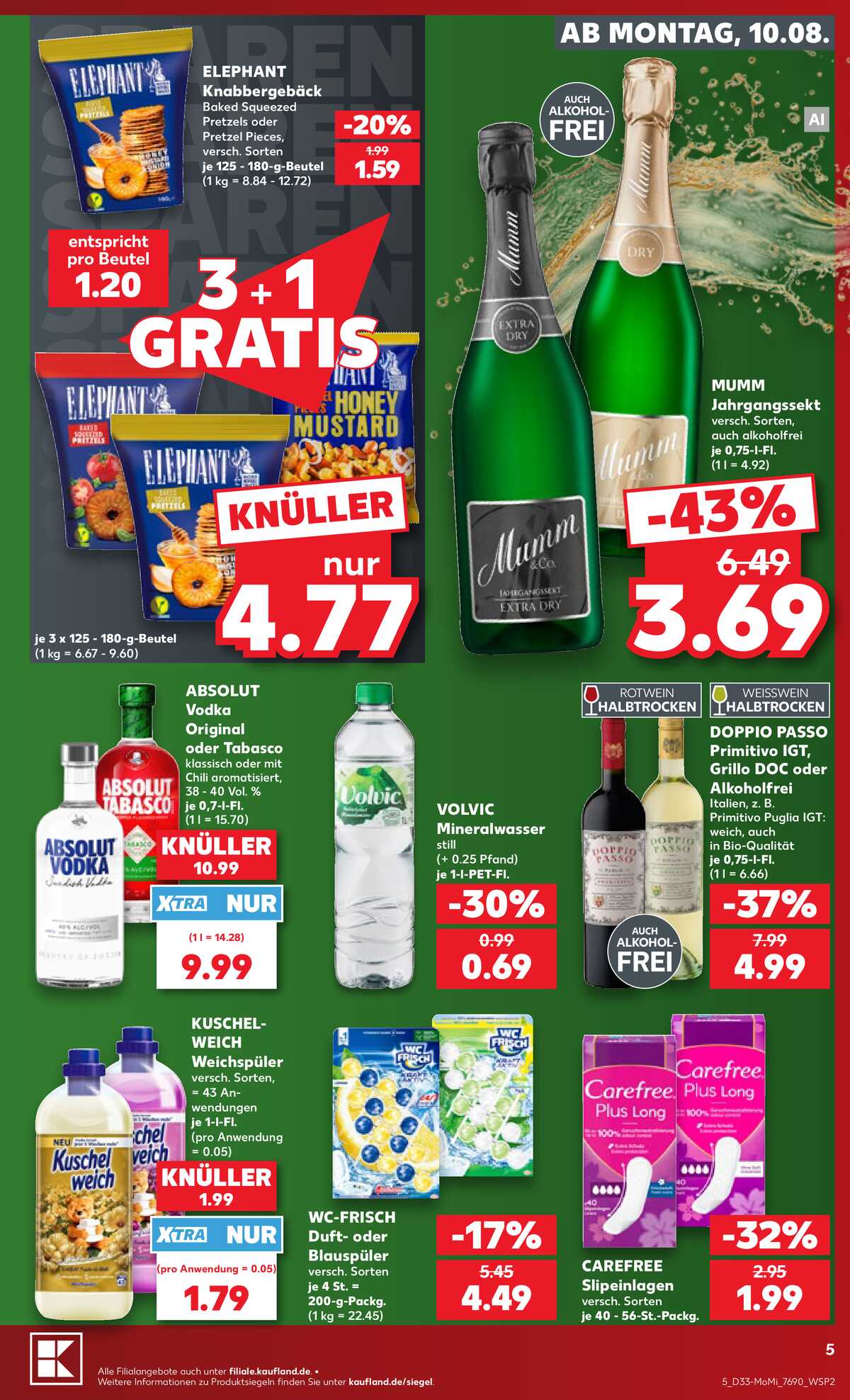 Leták Kaufland Německo 10.8.-12.8.2026 strana 5