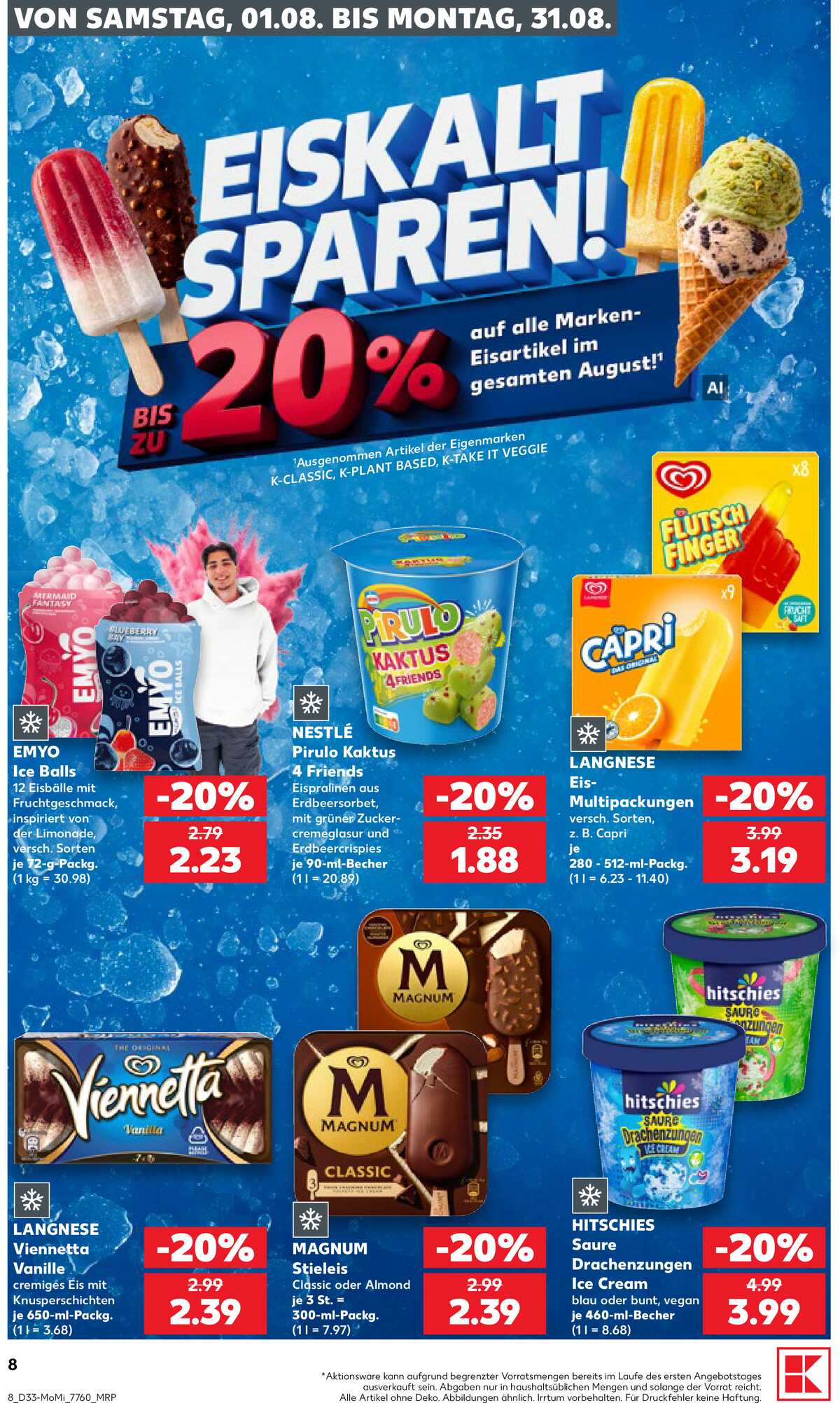 Leták Kaufland Německo 10.8.-12.8.2026 strana 8