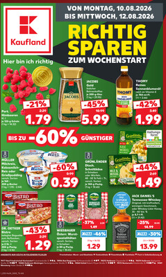 Leták Kaufland Německo 10.8.-12.8.2026