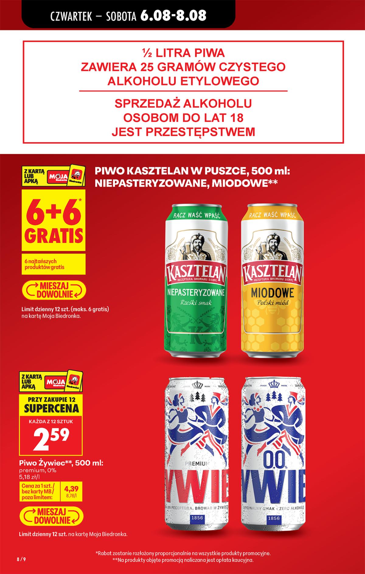 Leták Biedronka Polsko 6.8.-12.8.2026 strana 10