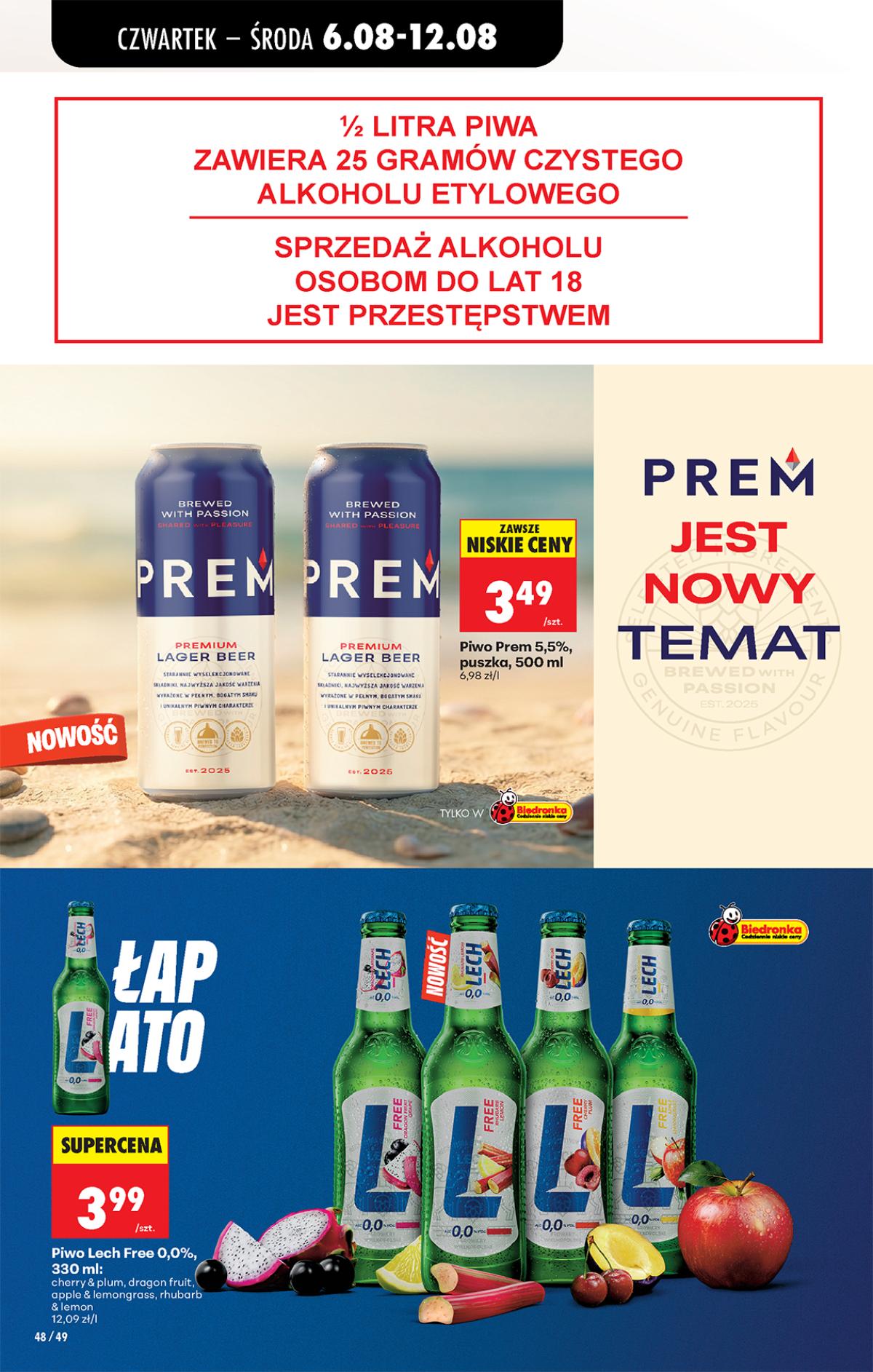 Leták Biedronka Polsko 6.8.-12.8.2026 strana 74