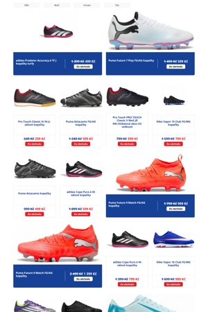 Intersport Kopačky a míče - 7. 8. 2026