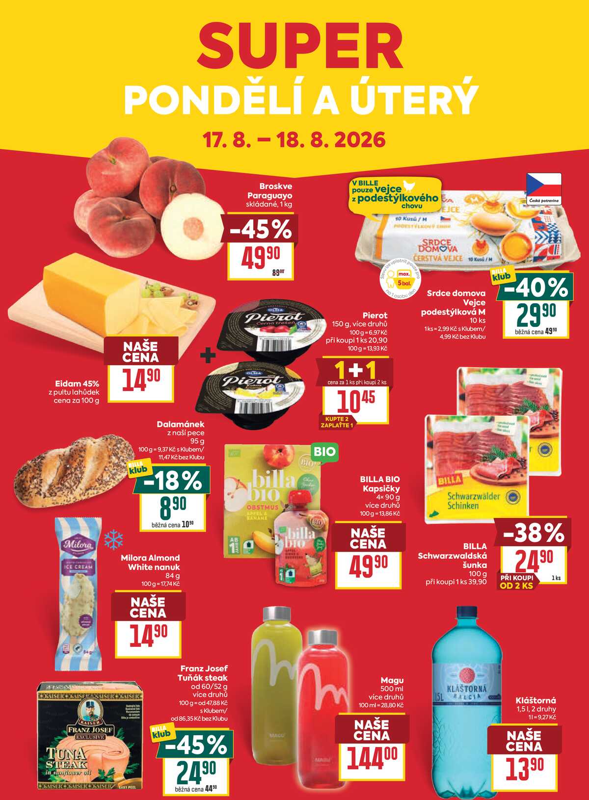 BILLA malý leták od 12.8. do 18.8.2026 strana 8