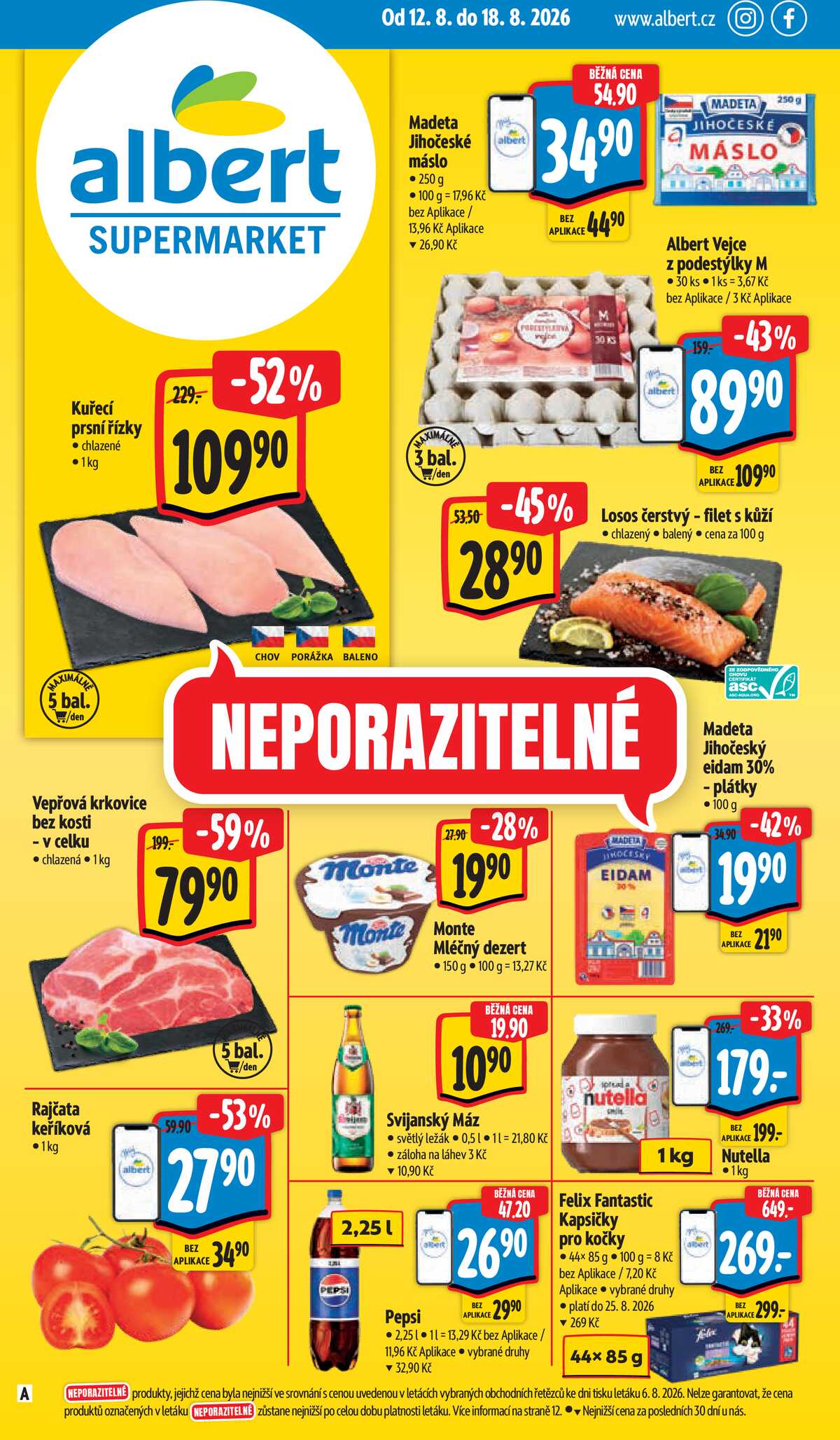 Albert Supermarket od 12.8. do 18.8.2026 strana 1