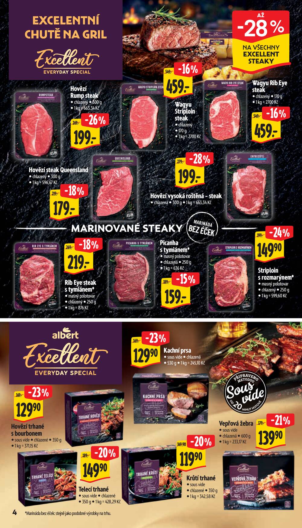Leták Albert - Albert Supermarket od 12.8. do 18.8.2026 - strana 4 Leták Albert - Albert Supermarket od 12.8. do 18.8.2026 - strana 4