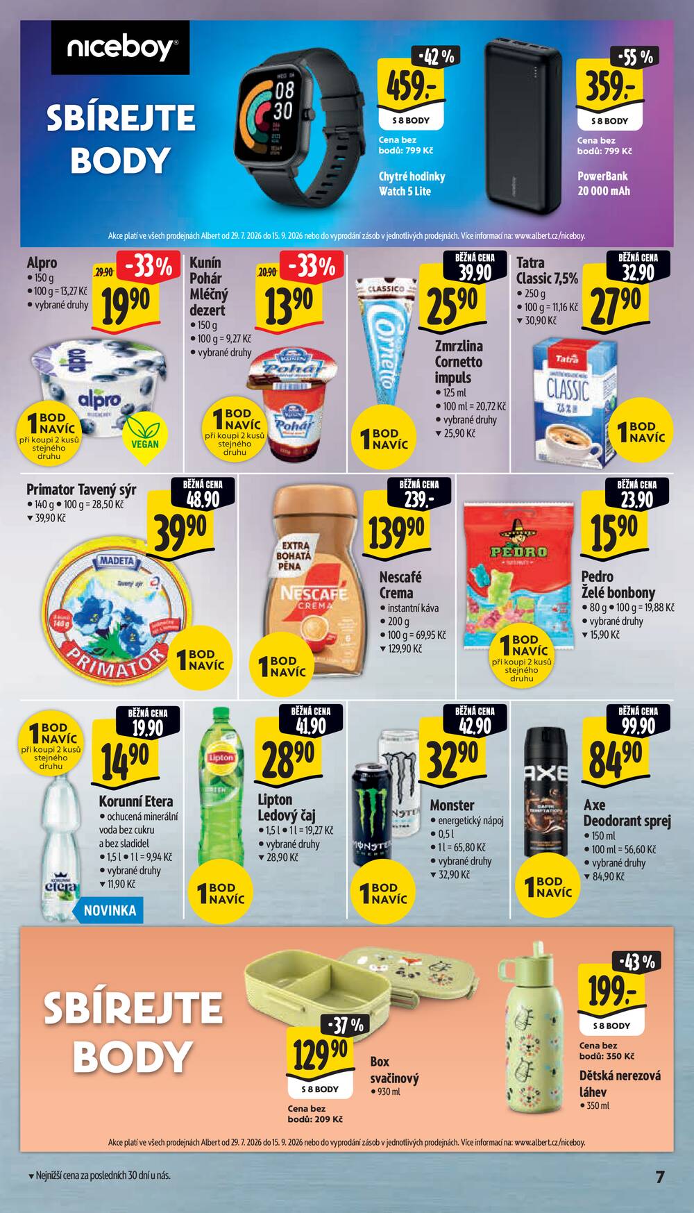 Leták Albert - Albert Supermarket od 12.8. do 18.8.2026 - strana 7 Leták Albert - Albert Supermarket od 12.8. do 18.8.2026 - strana 7