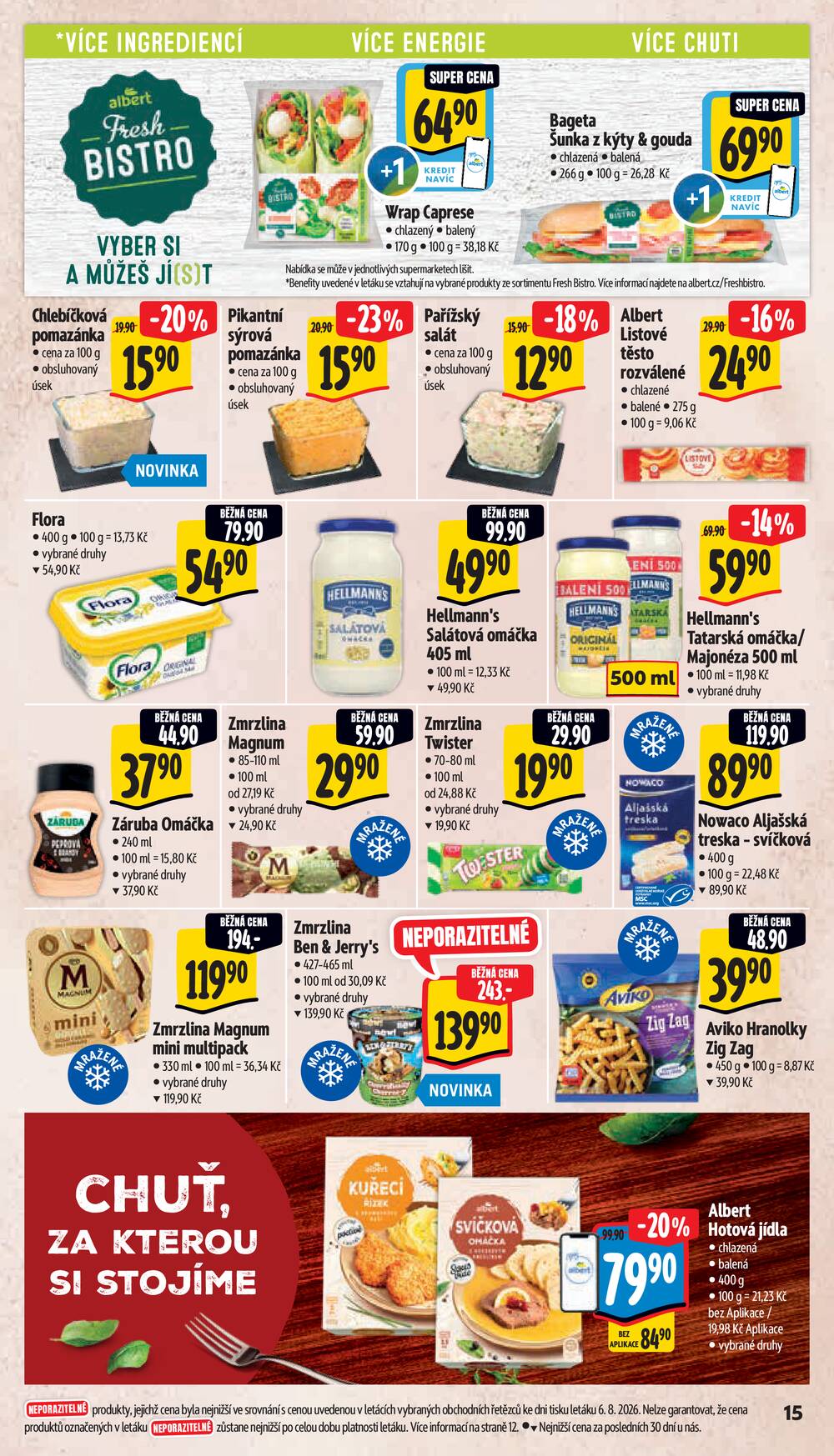 Leták Albert - Albert Supermarket Jihomoravský od 12.8. do 18.8.2026 - strana 23 Leták Albert - Albert Supermarket Jihomoravský od 12.8. do 18.8.2026 - strana 23