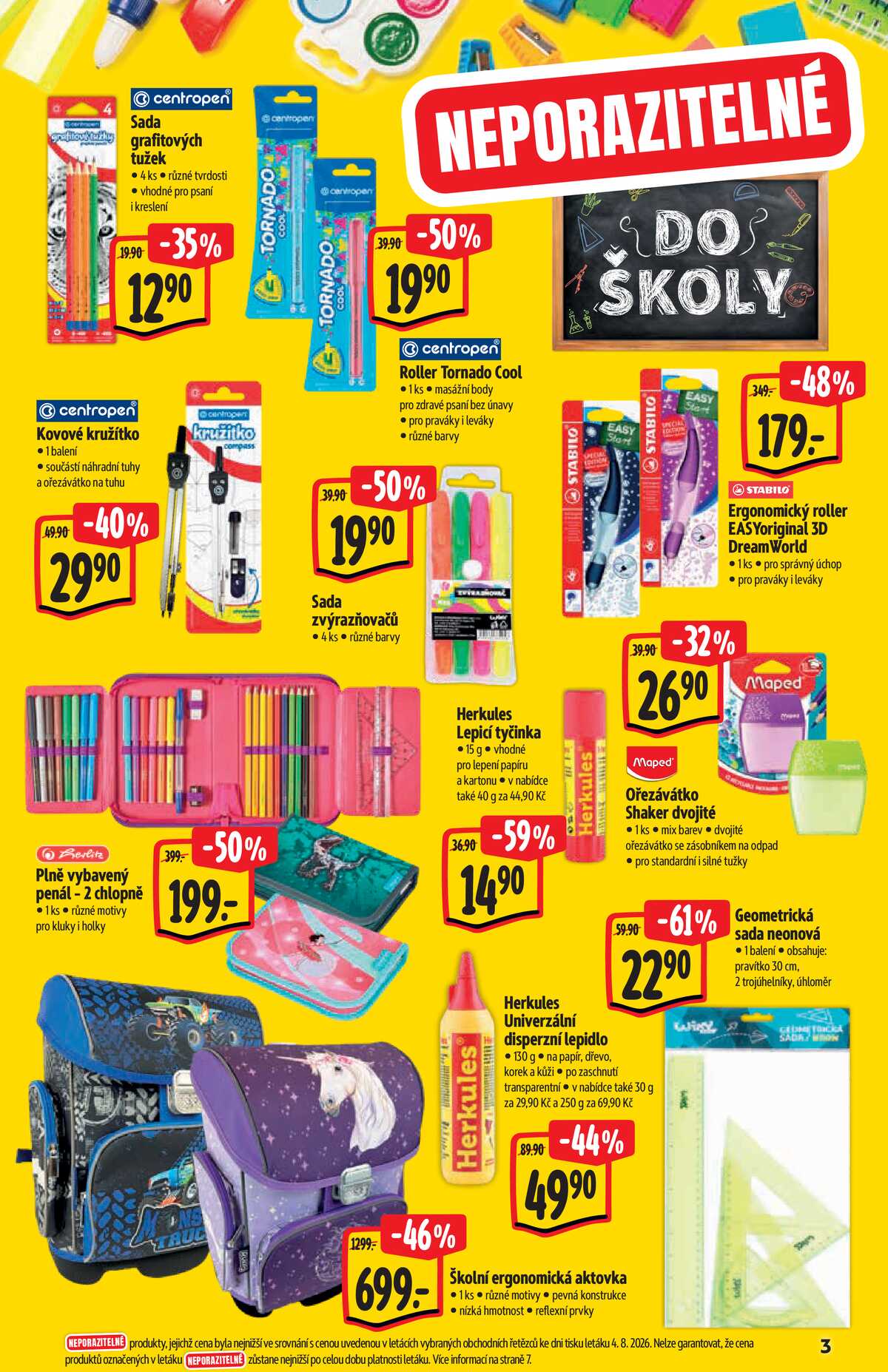 Albert  Hypermarket katalog škola od 12.8. do 8.9.2026 strana 3