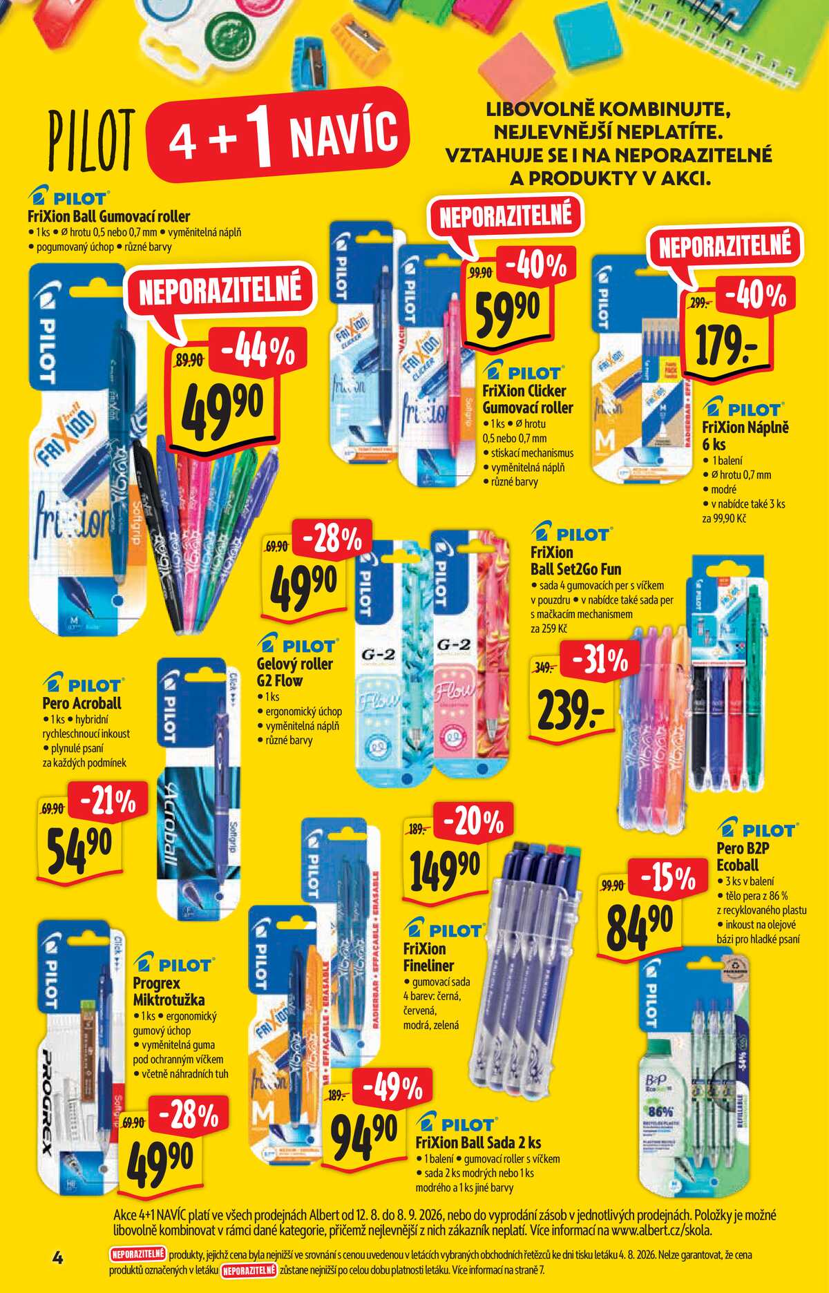 Albert  Hypermarket katalog škola od 12.8. do 8.9.2026 strana 4