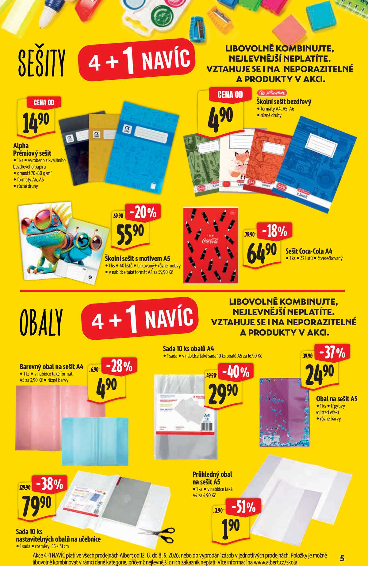 Albert  Hypermarket katalog škola od 12.8. do 8.9.2026 strana 5