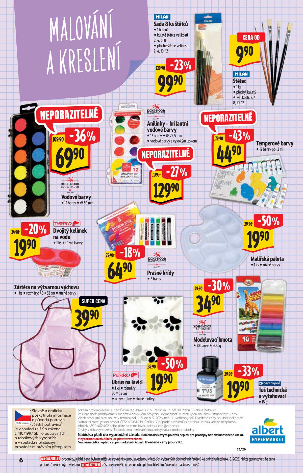 Albert  Hypermarket katalog škola od 12.8. do 8.9.2026 strana 6