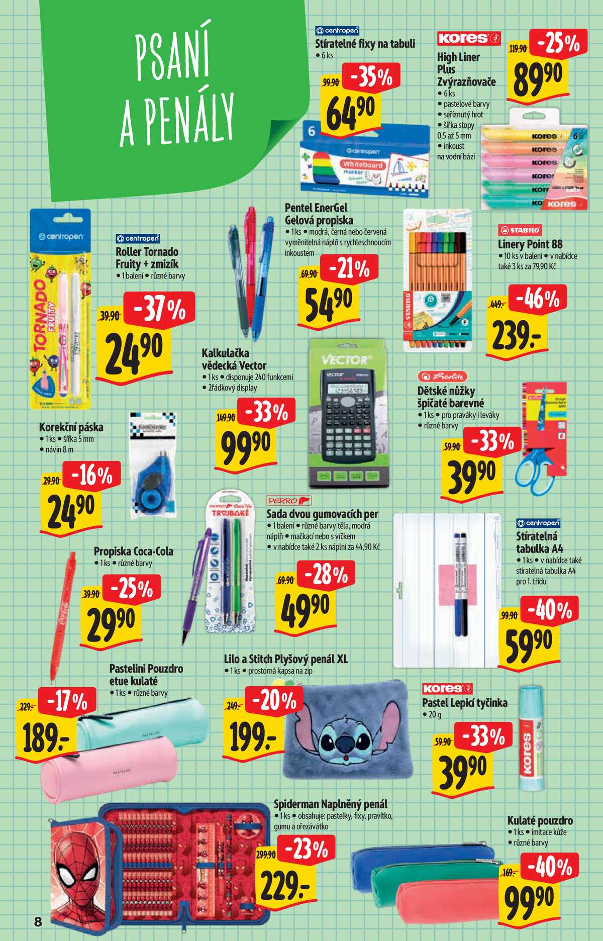 Albert  Hypermarket katalog škola od 12.8. do 8.9.2026 strana 8