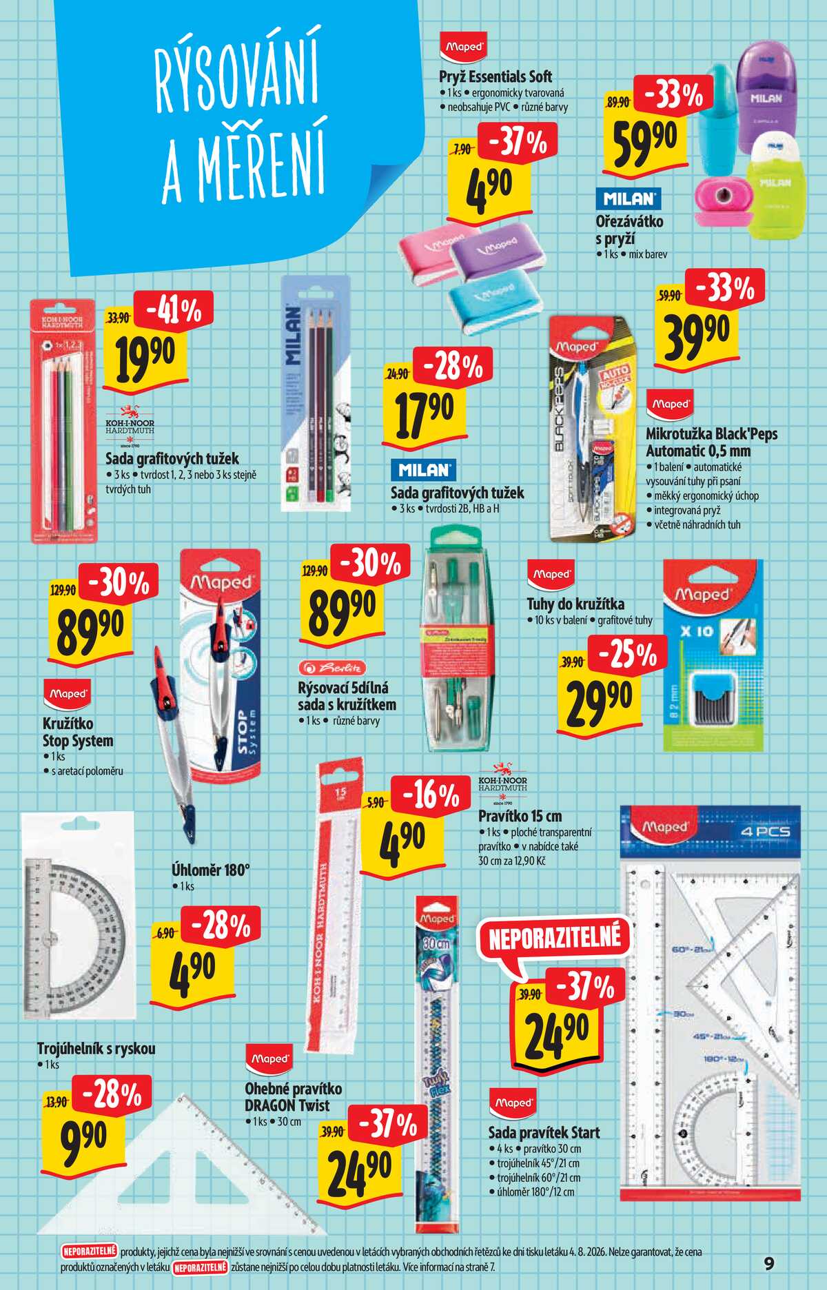 Albert  Hypermarket katalog škola od 12.8. do 8.9.2026 strana 9