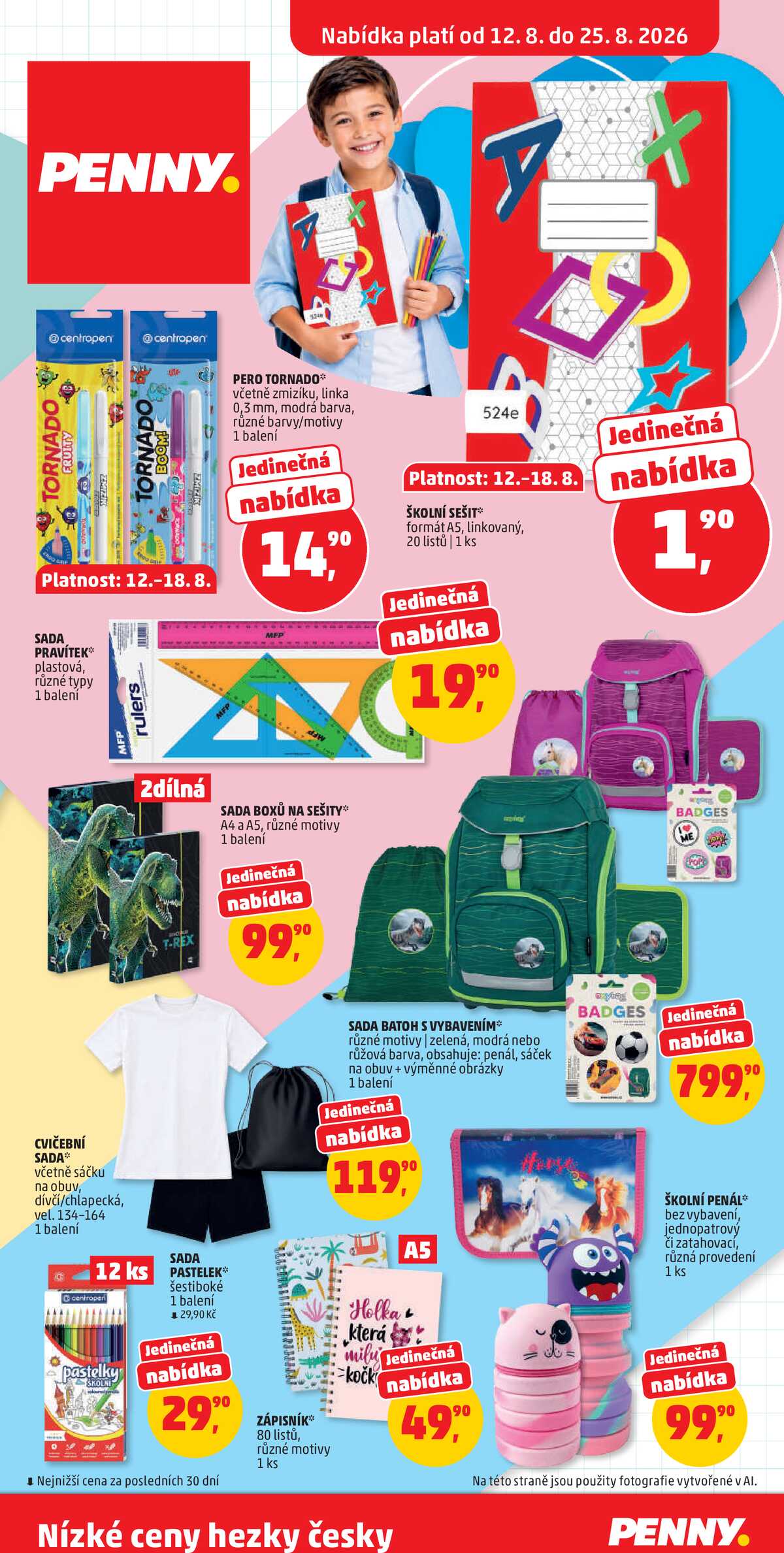 Penny Market katalog Škola od 12.8. do 25.8.2026 strana 1