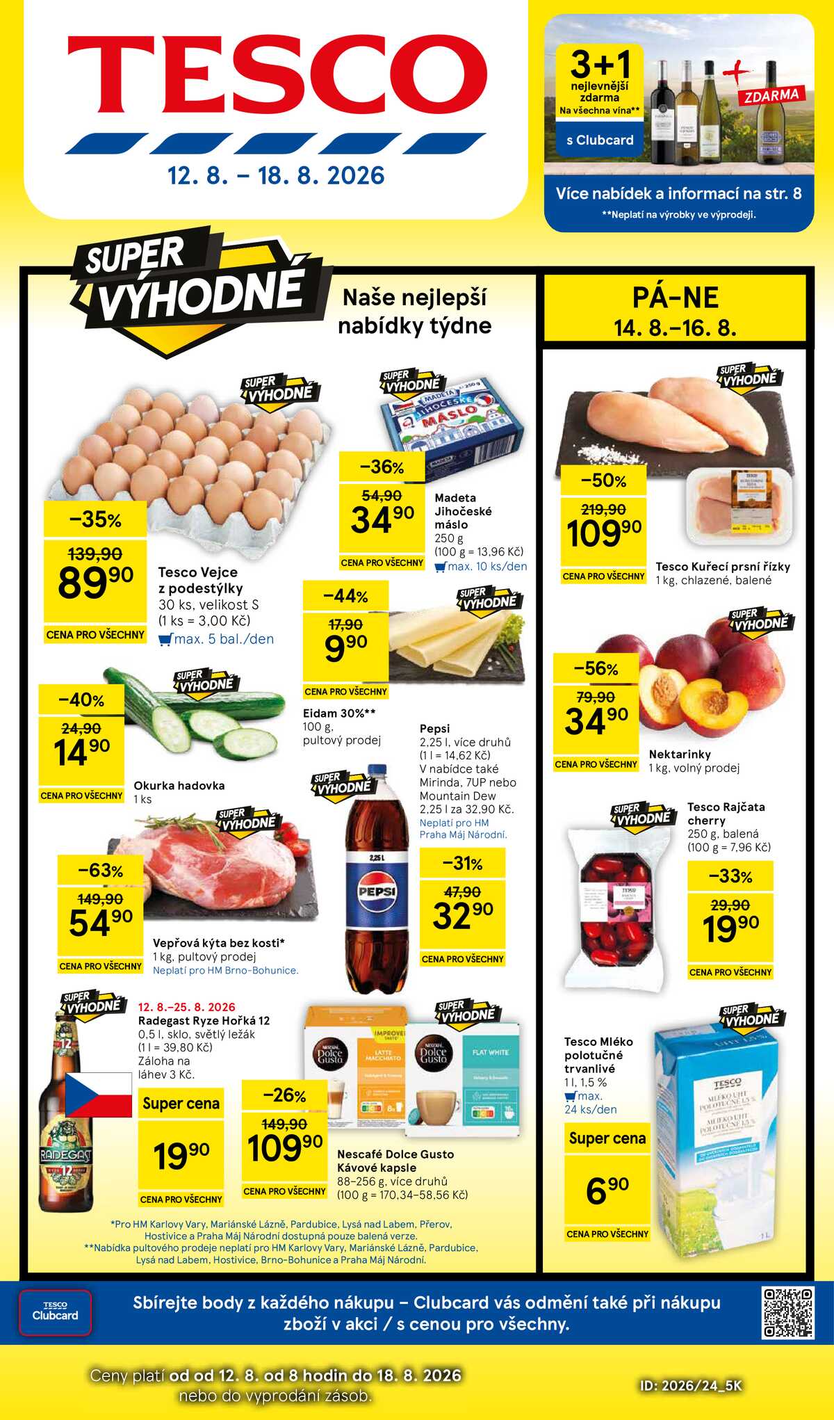 Tesco hypermarkety od 12.8. do 18.8.2026 strana 1