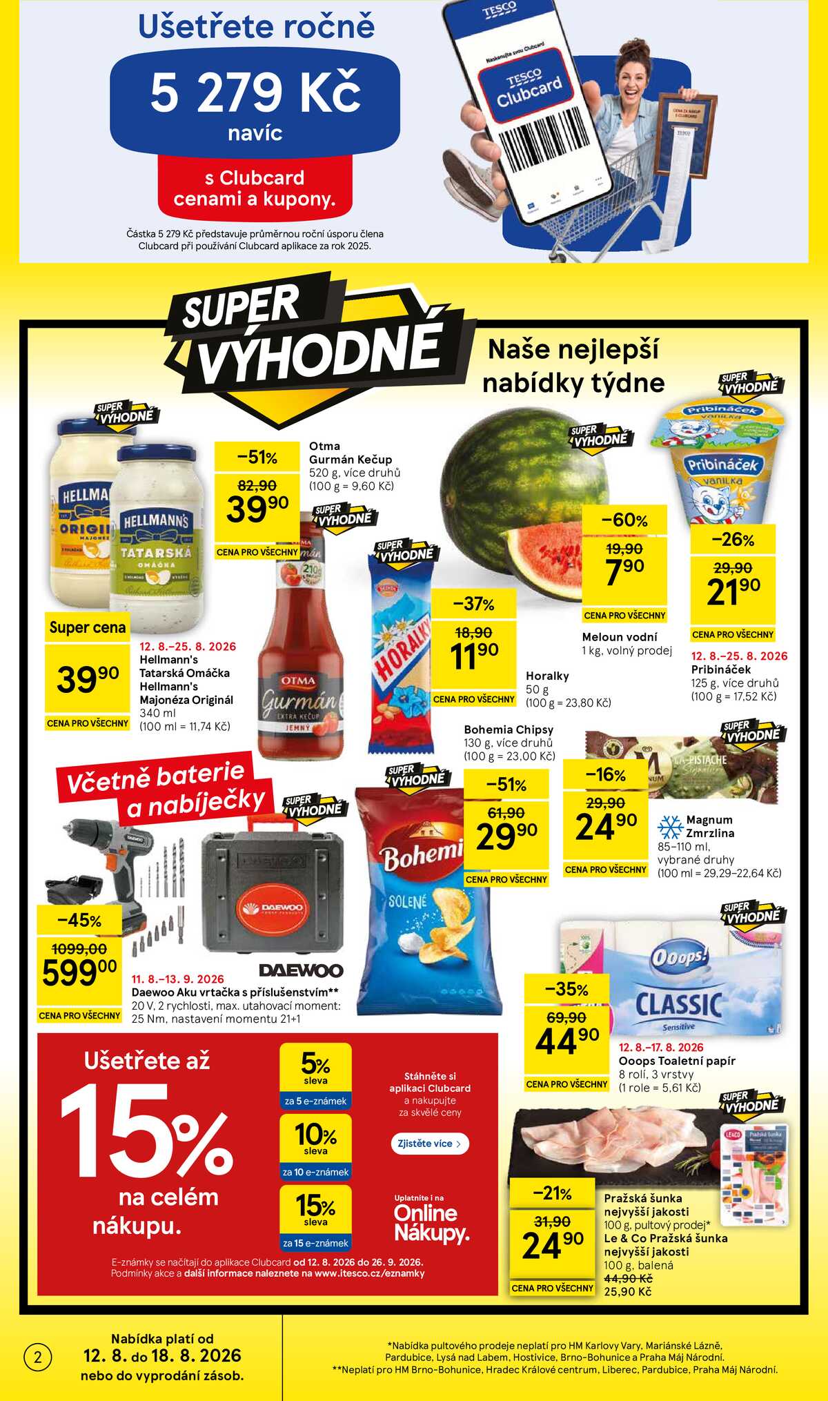 Tesco hypermarkety od 12.8. do 18.8.2026 strana 2