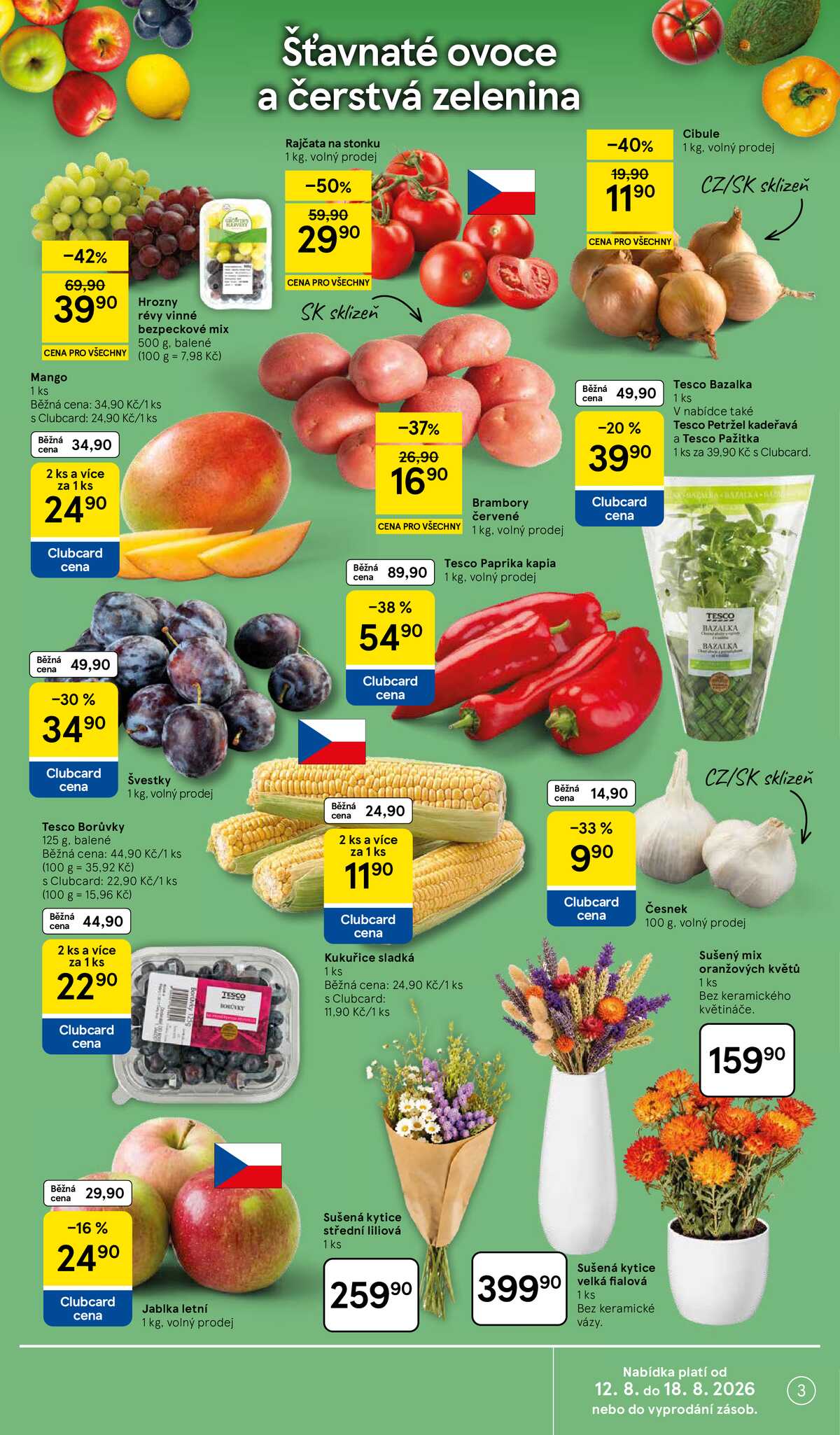 Tesco hypermarkety od 12.8. do 18.8.2026 strana 3