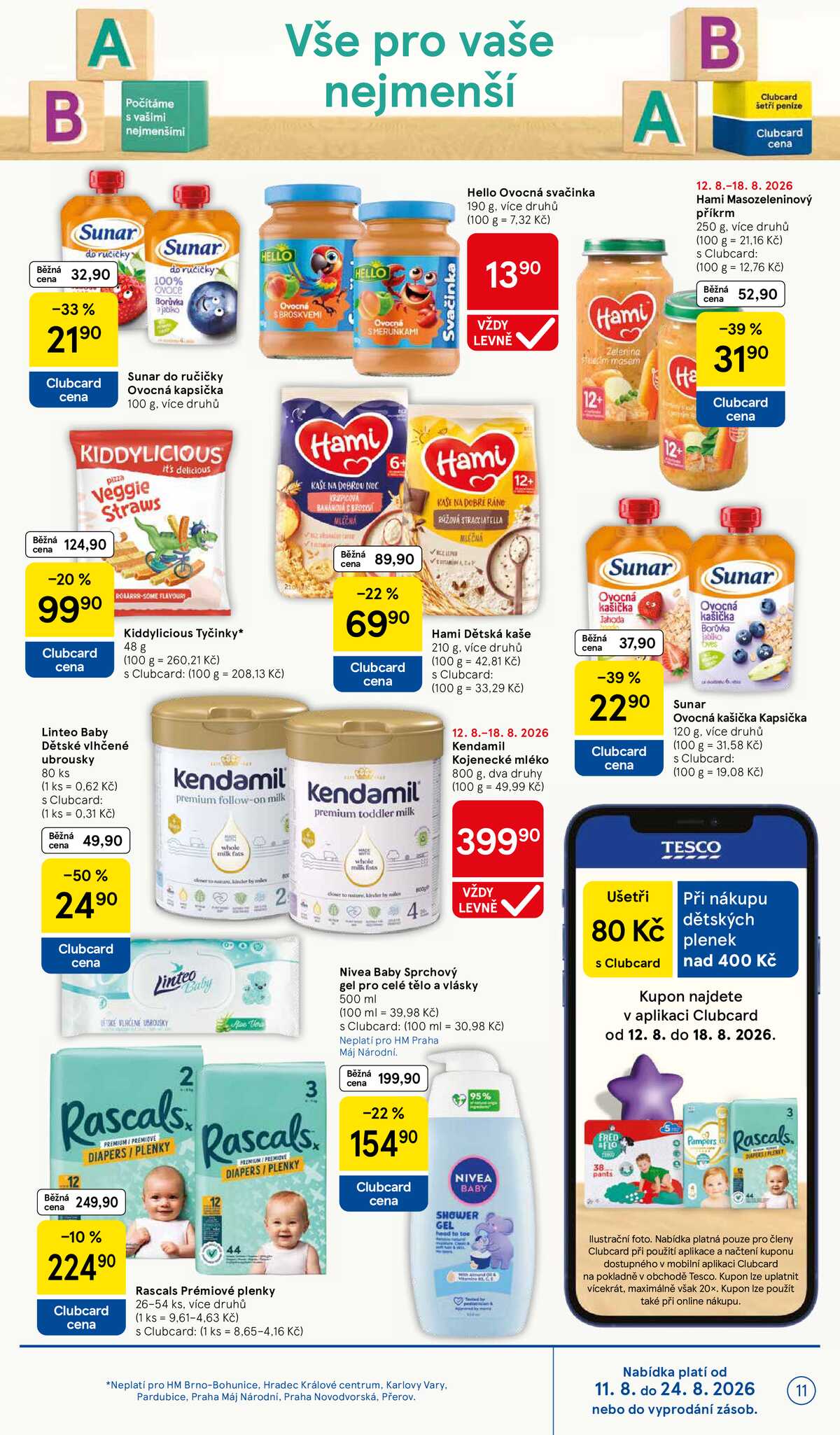 Tesco hypermarkety od 12.8. do 18.8.2026 strana 11