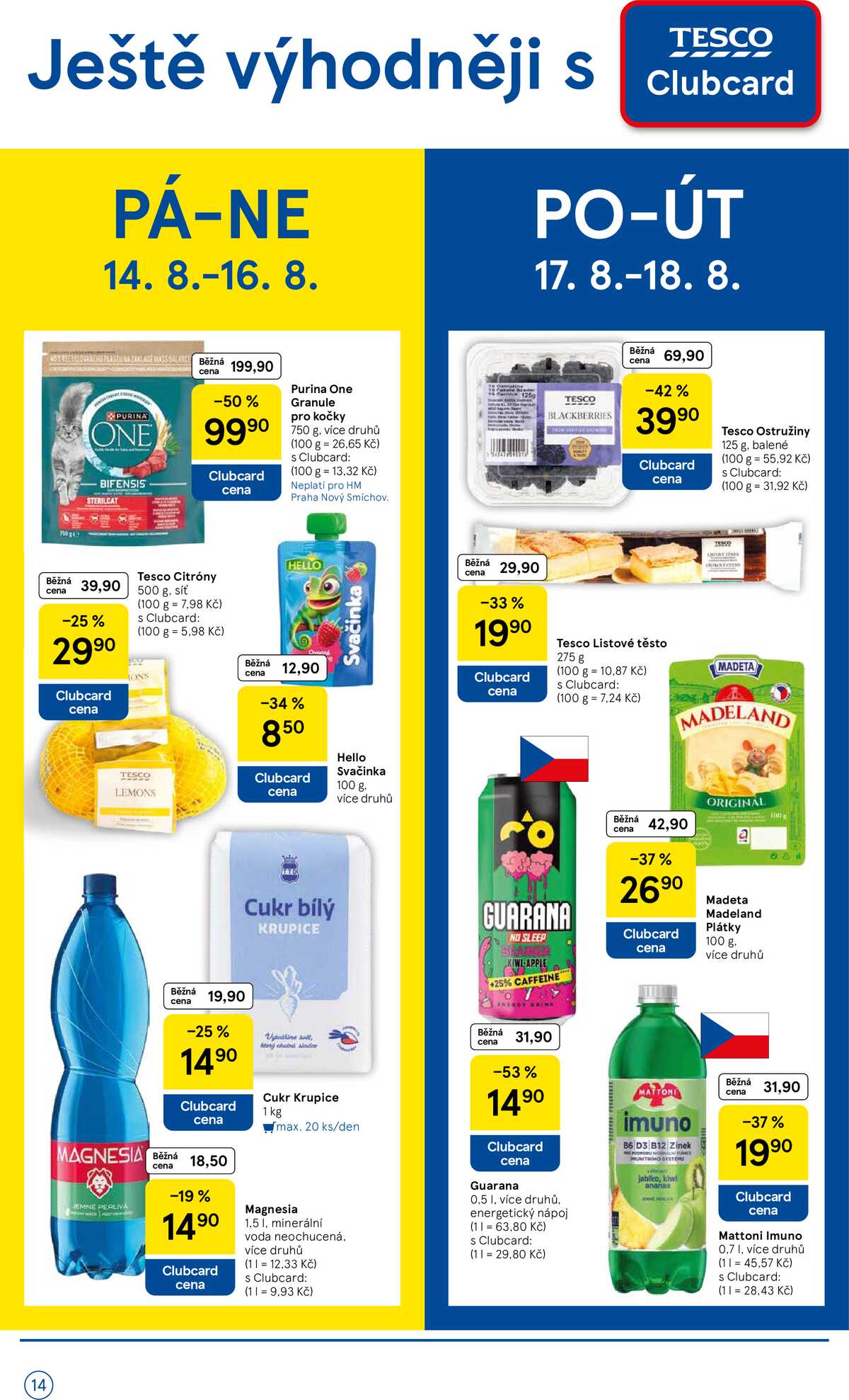 Tesco hypermarkety od 12.8. do 18.8.2026 strana 14