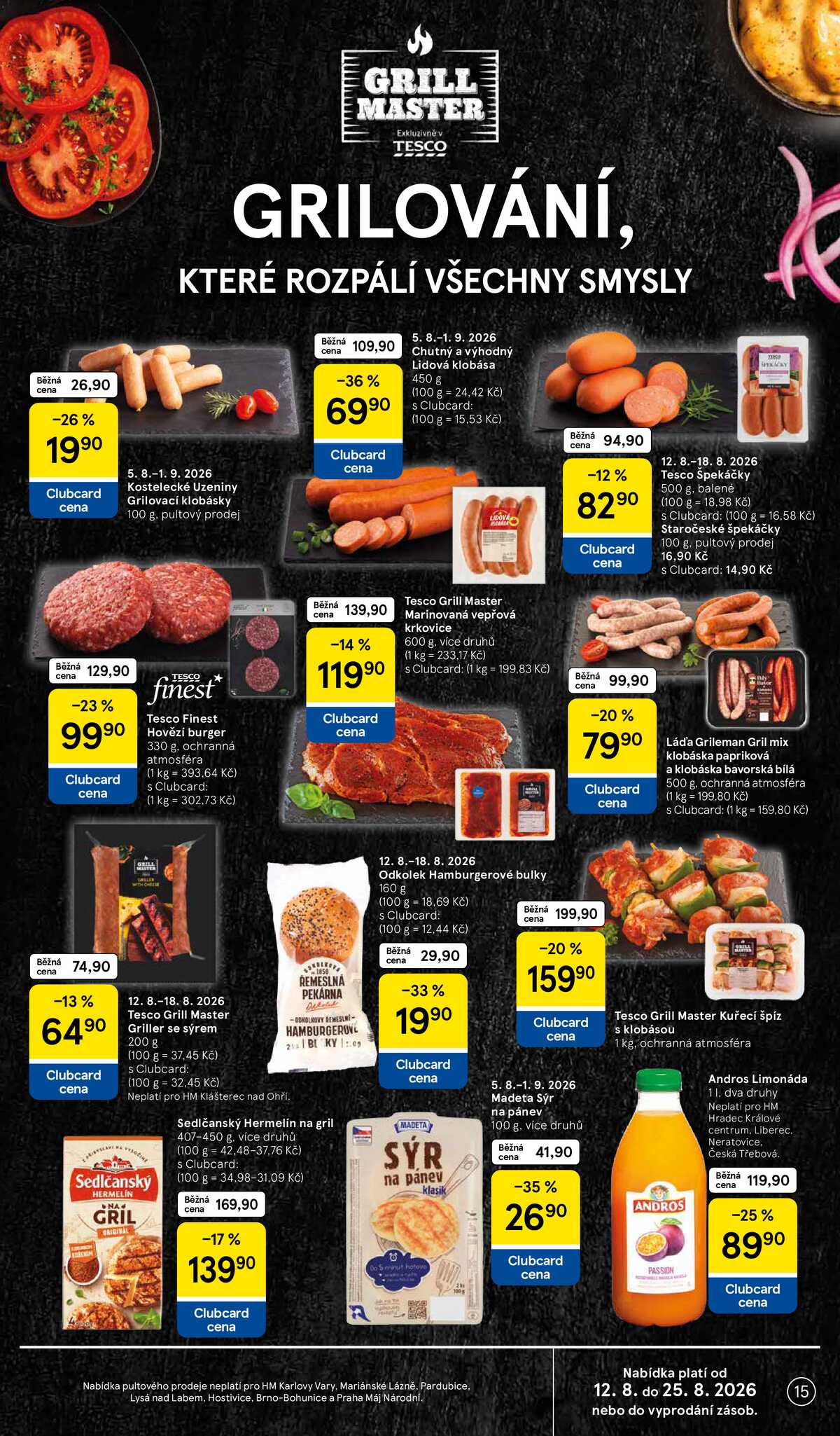 Tesco hypermarkety od 12.8. do 18.8.2026 strana 15