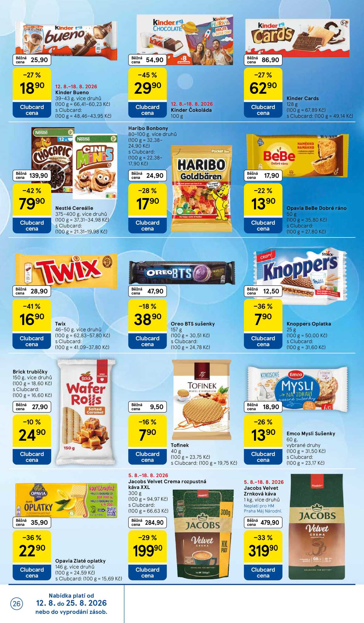 Tesco hypermarkety od 12.8. do 18.8.2026 strana 26