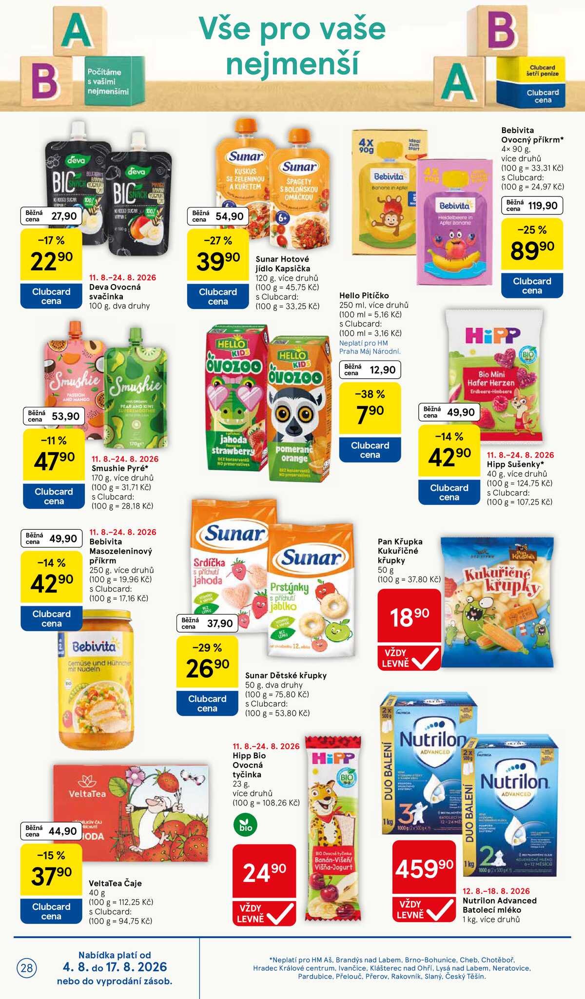 Tesco hypermarkety od 12.8. do 18.8.2026 strana 28