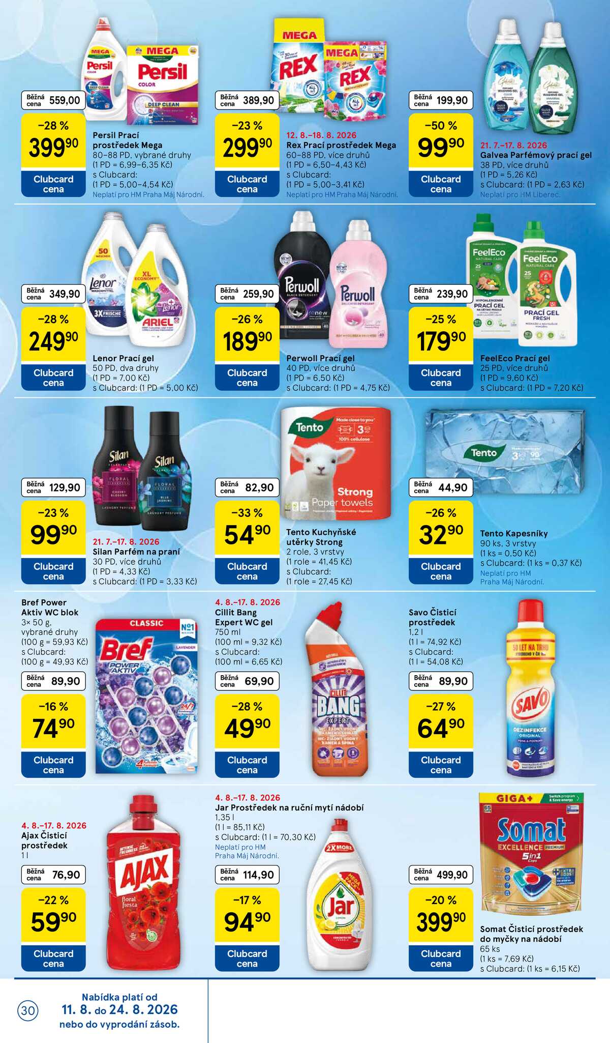 Tesco hypermarkety od 12.8. do 18.8.2026 strana 30