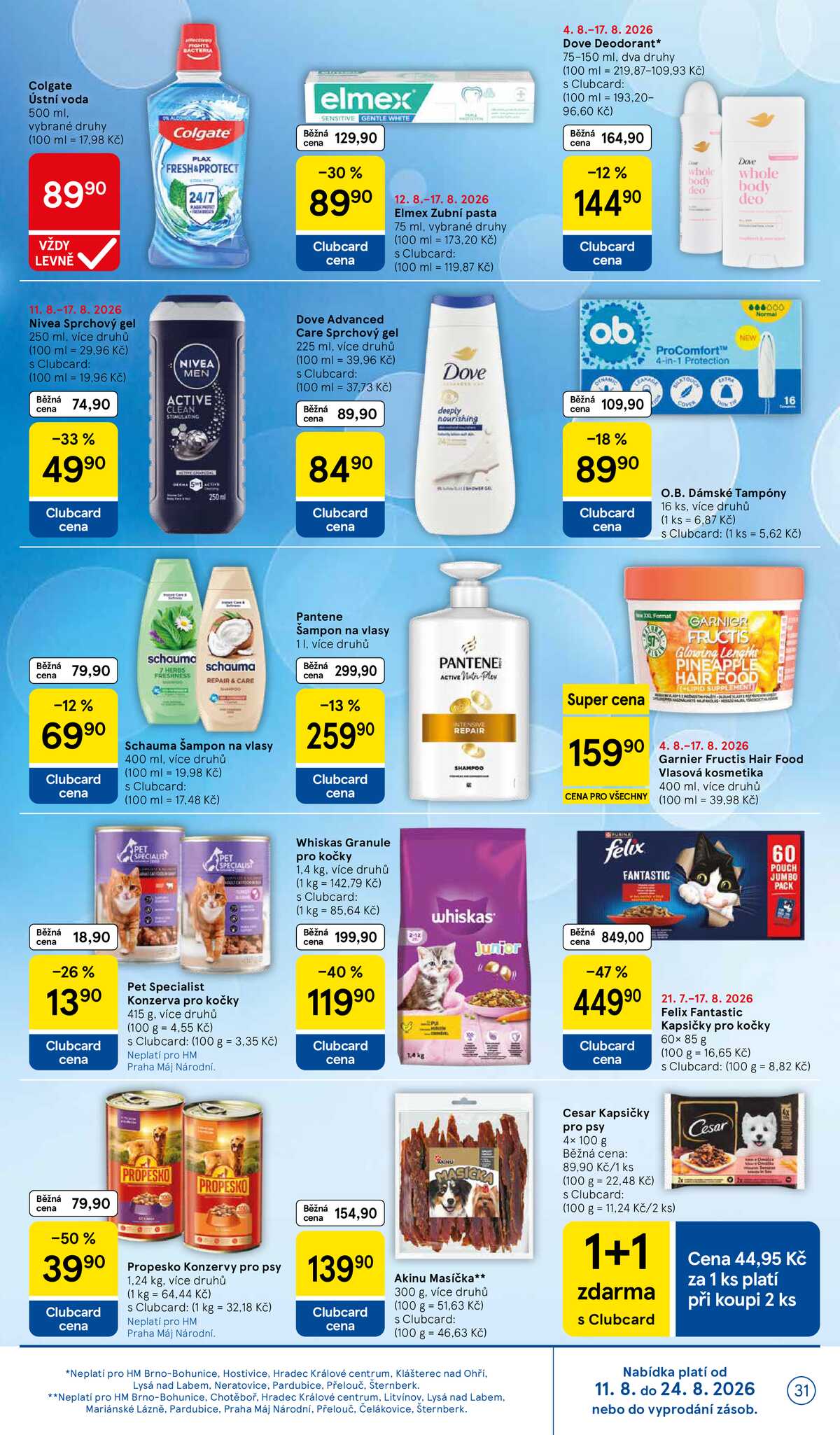 Tesco hypermarkety od 12.8. do 18.8.2026 strana 31