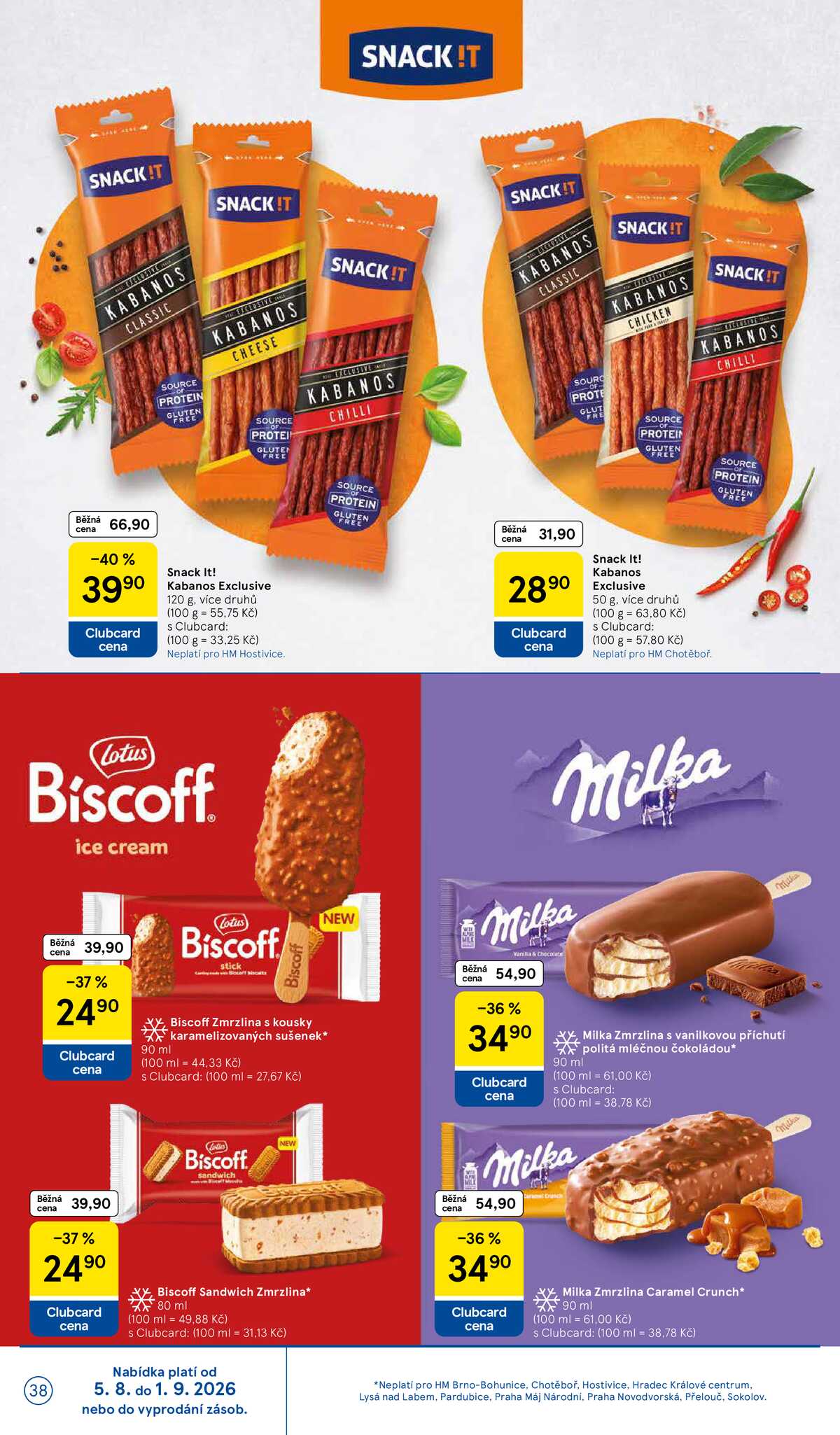 Tesco hypermarkety od 12.8. do 18.8.2026 strana 38