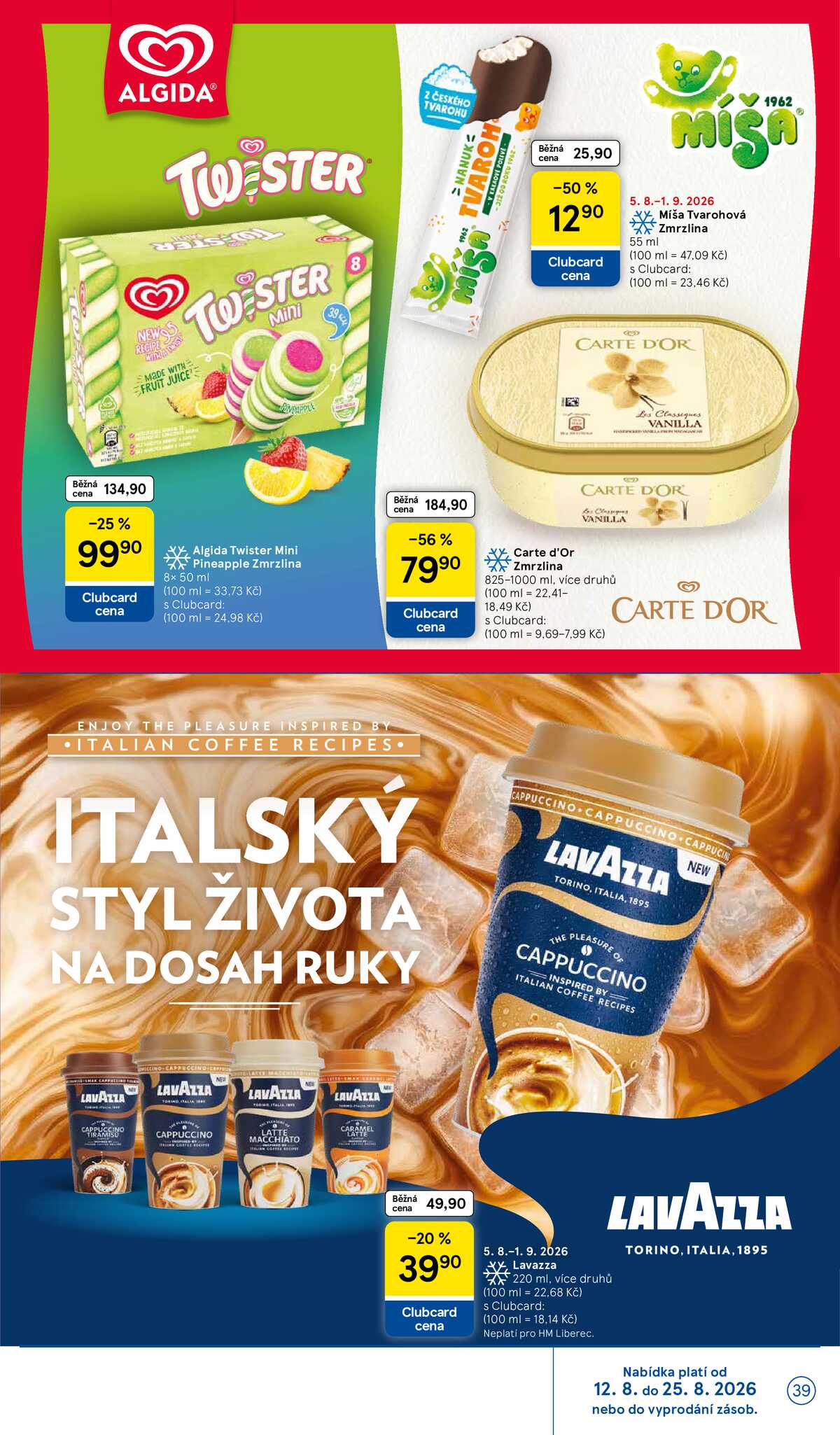 Tesco hypermarkety od 12.8. do 18.8.2026 strana 39