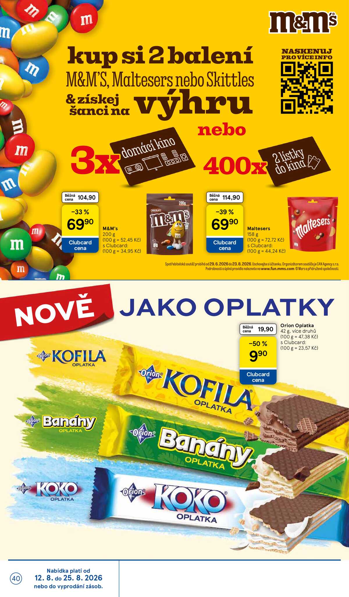 Tesco hypermarkety od 12.8. do 18.8.2026 strana 40